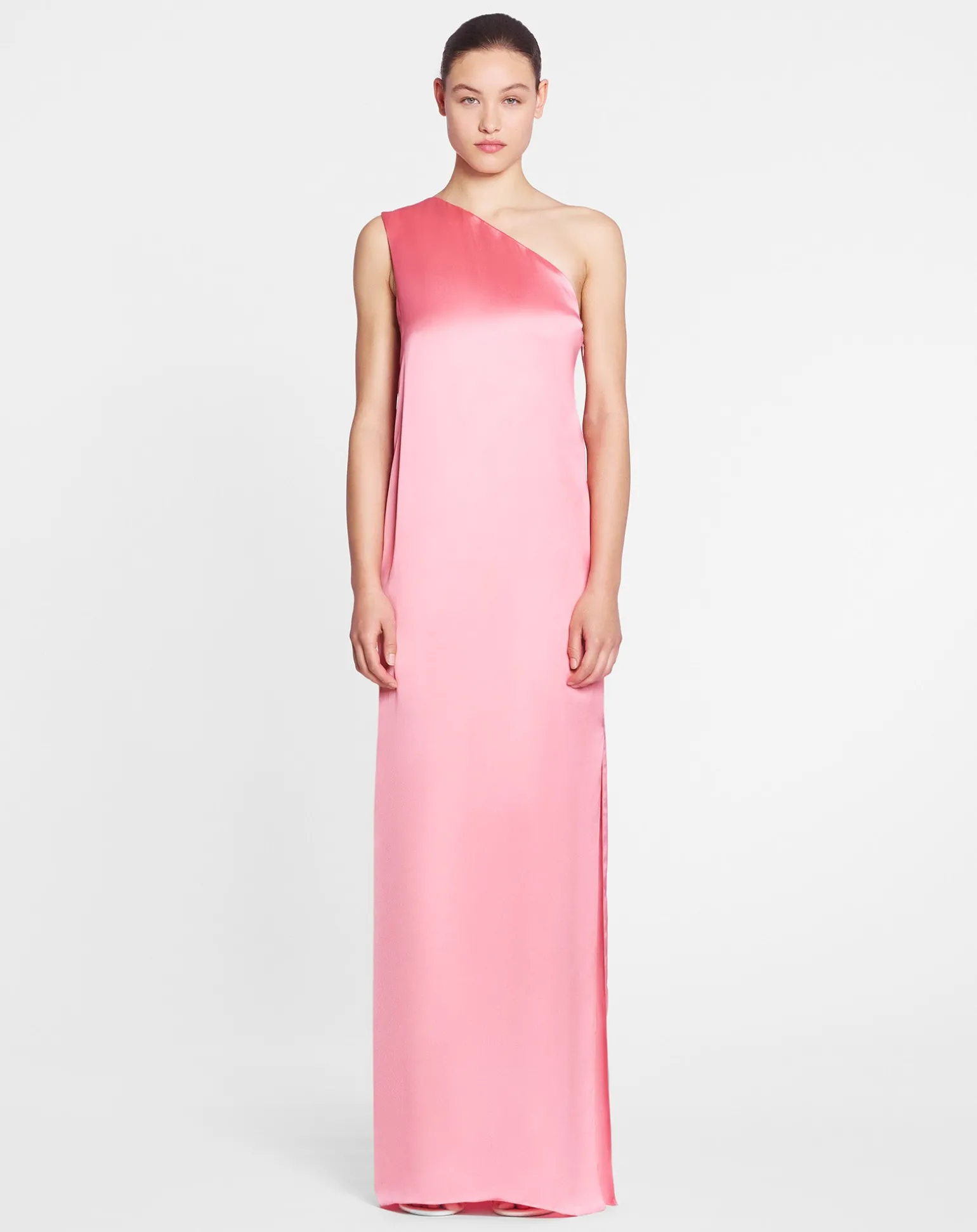 Lanvin Asymmetrical long dress with ribbon detail Venus Flash Sale