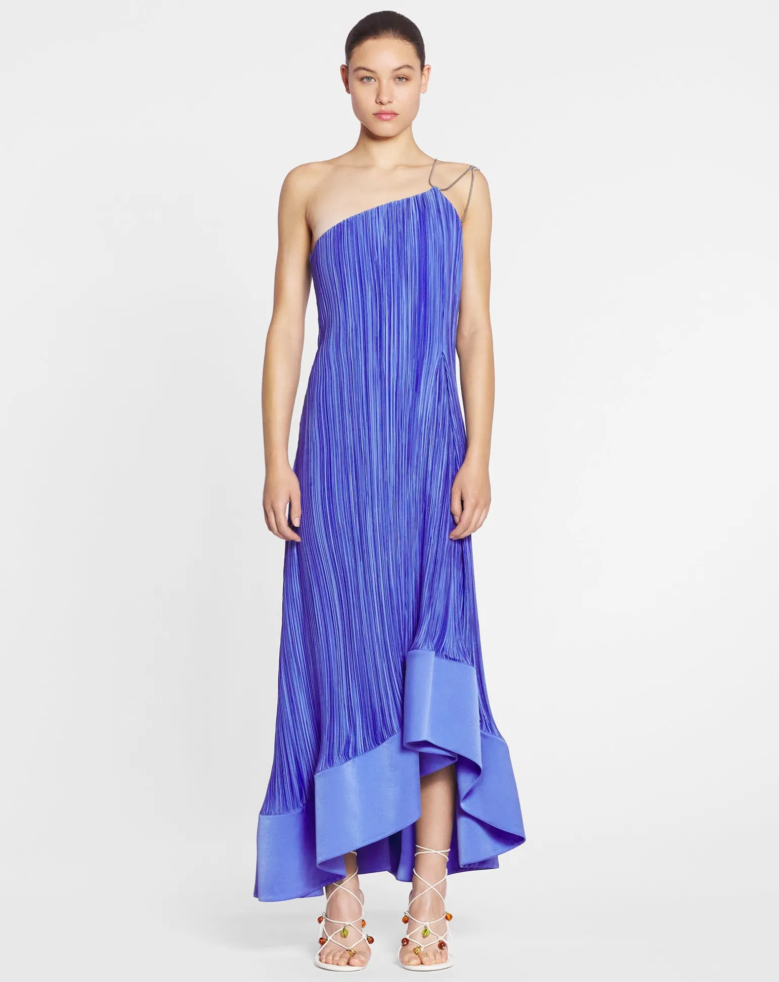 Lanvin Asymmetrical pleated dress Dream New