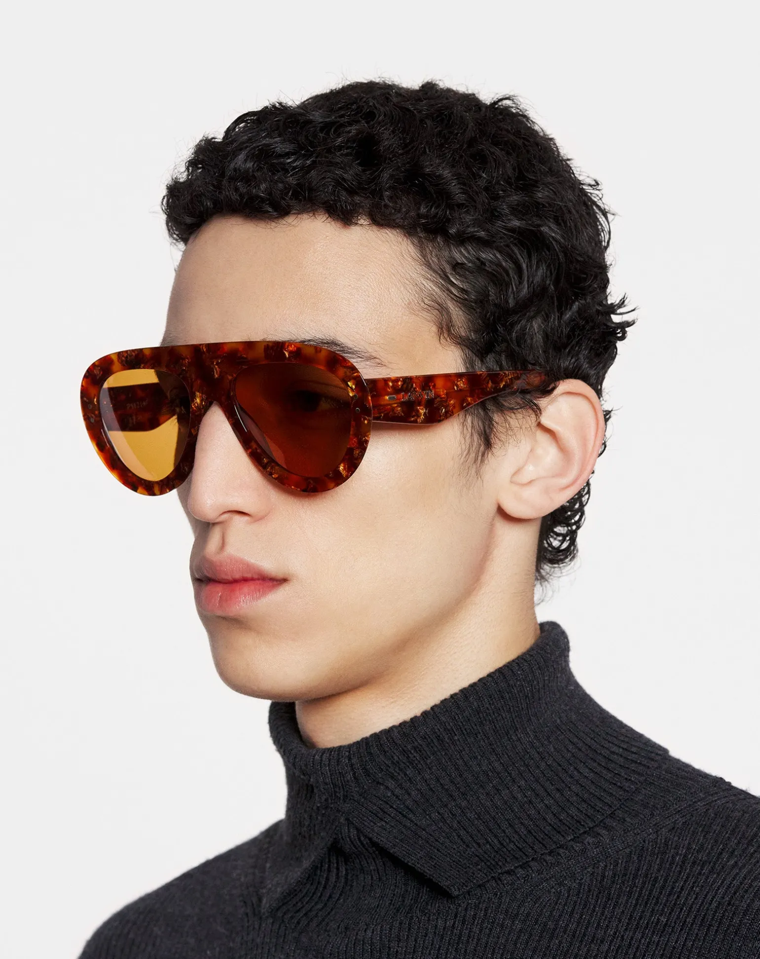 Lanvin Aviator sunglasses Amber/tortoise Outlet