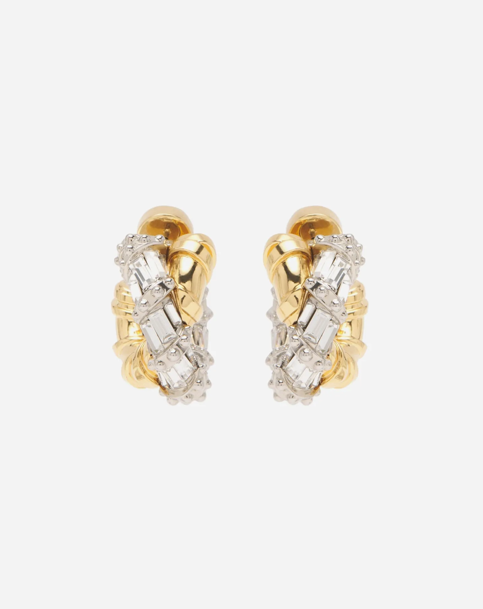 Lanvin Baguettes melodie earrings Gold/crystal Clearance