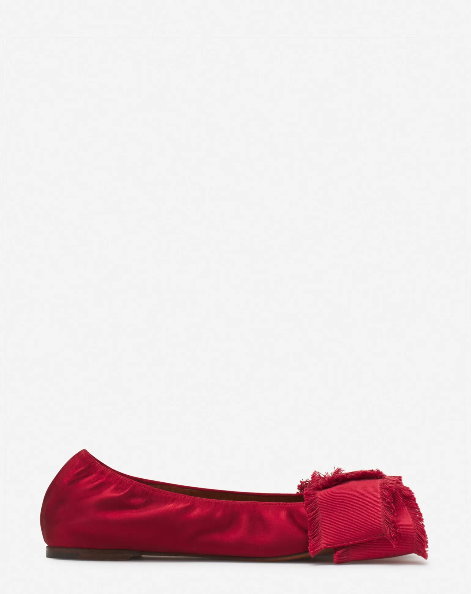 Lanvin Ballerina flat with a satin bow Carminered Outlet