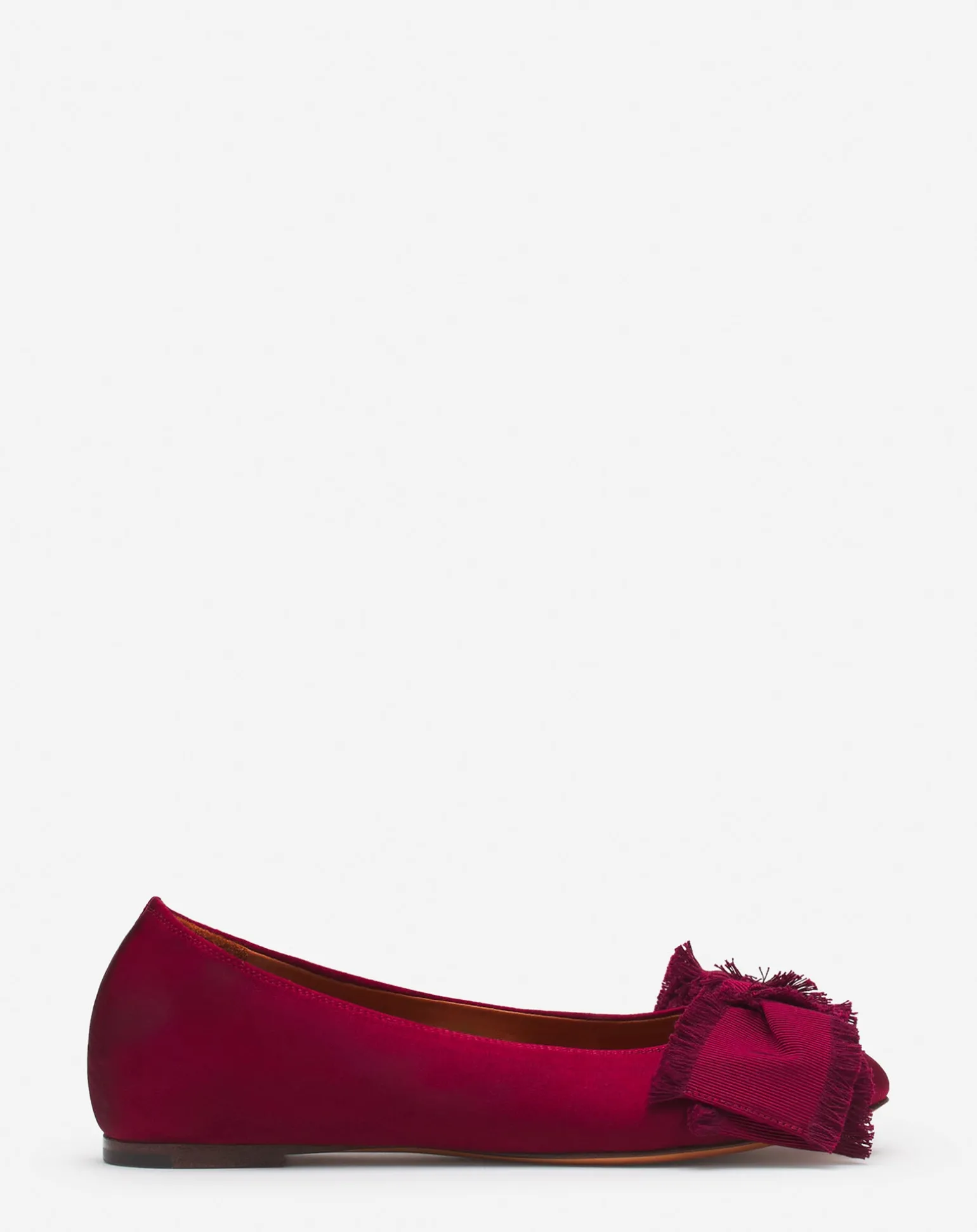 Lanvin Ballerina flat with a satin bow Redwood Best Sale