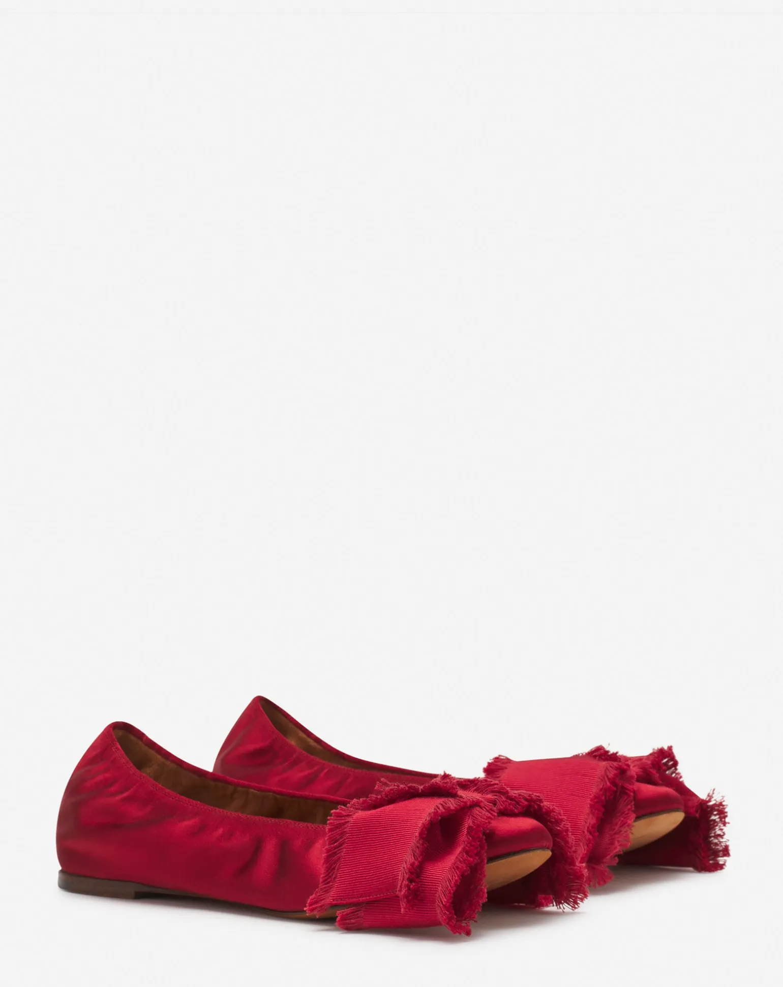 Lanvin Ballerina flat with a satin bow Carminered Outlet