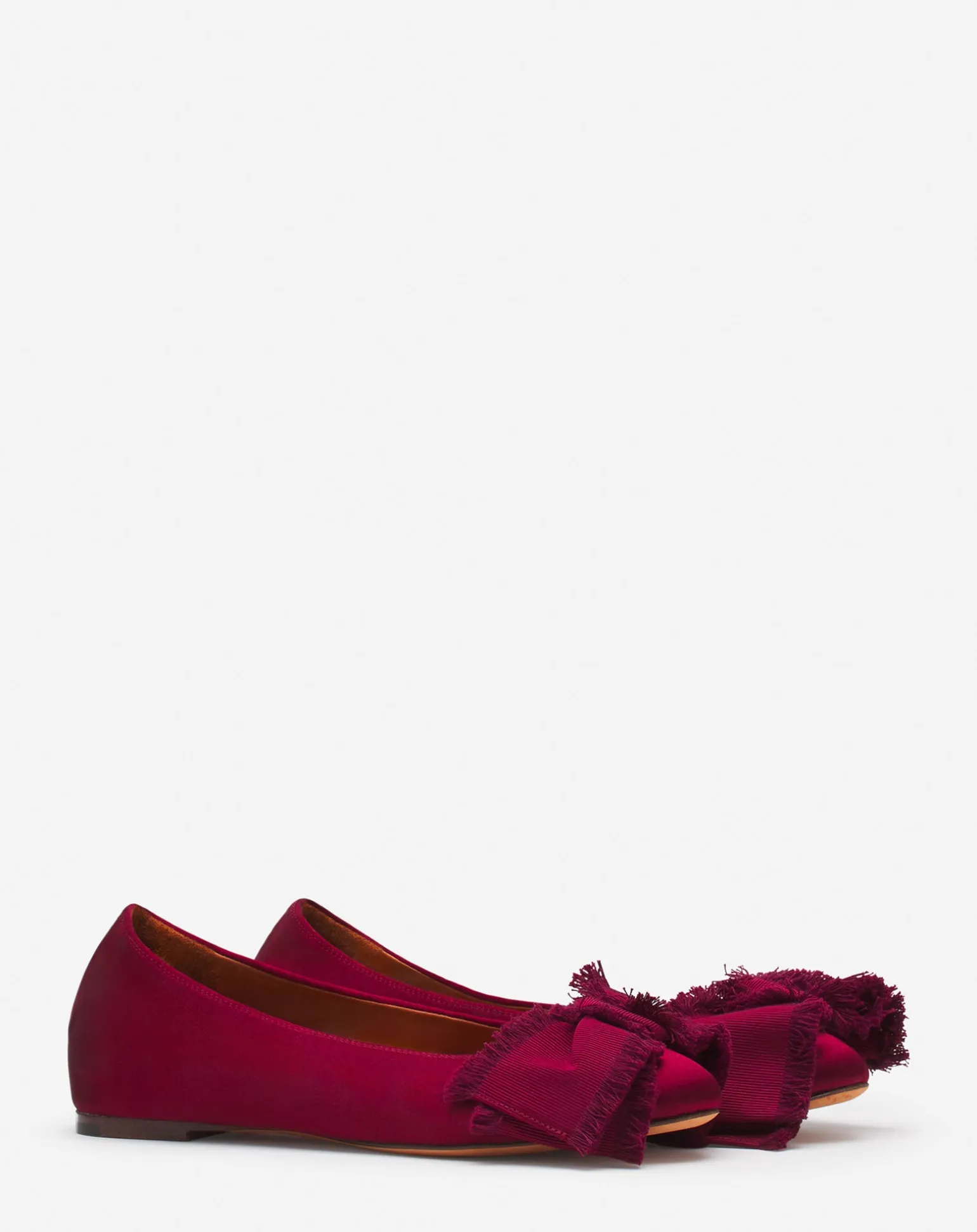 Lanvin Ballerina flat with a satin bow Redwood Best Sale