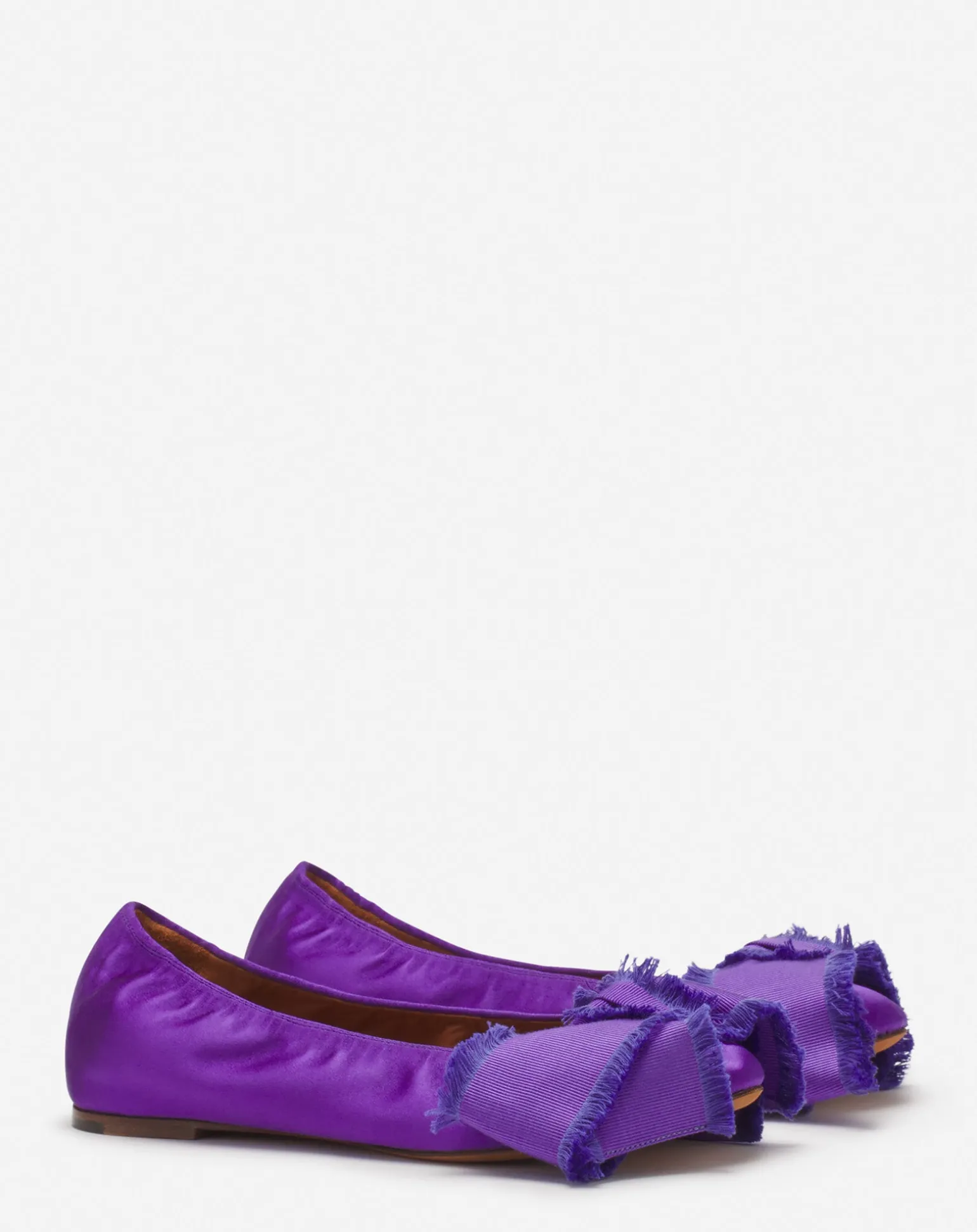 Lanvin Ballerina flat with a satin bow Anemone Clearance