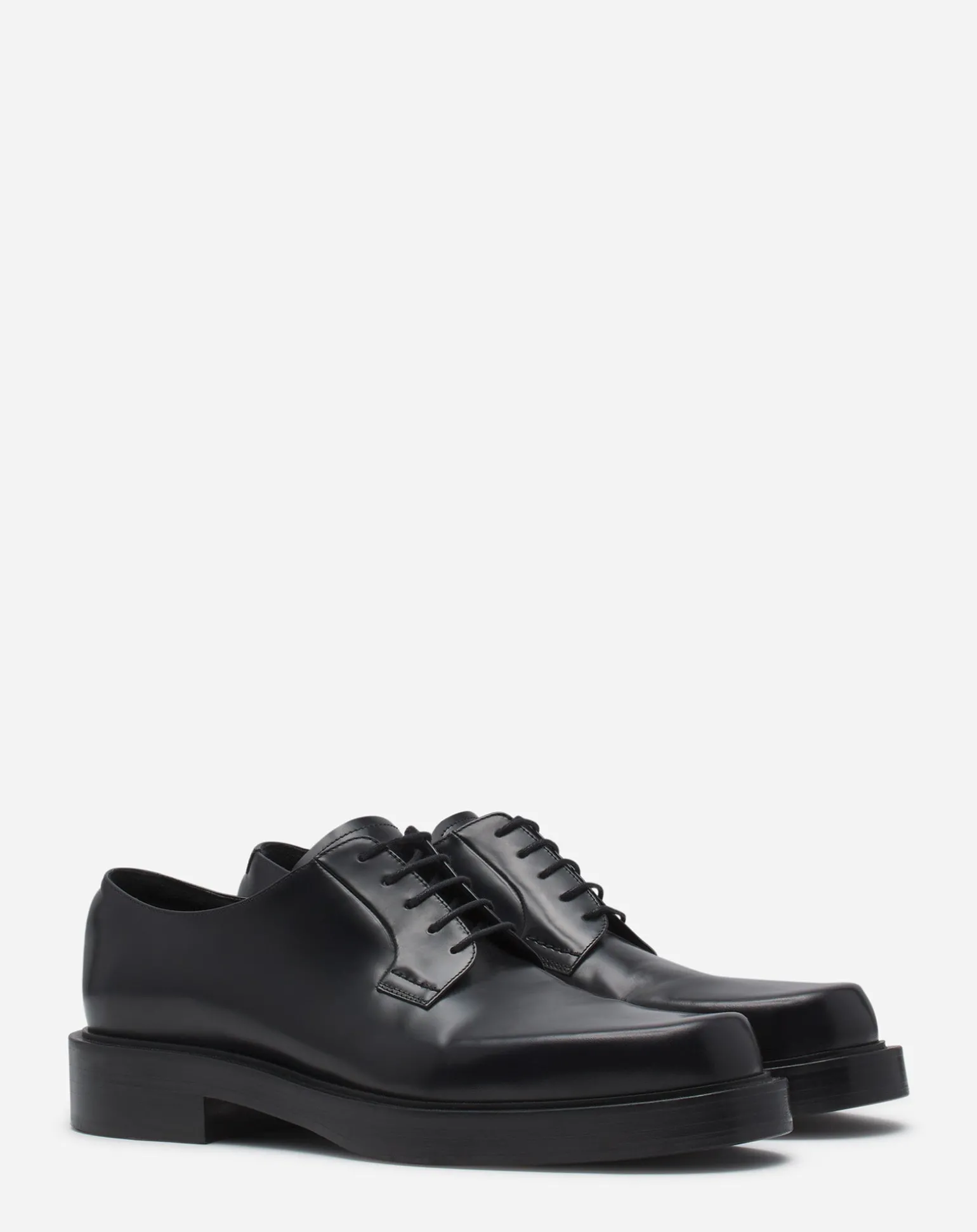 Lanvin Banjo leather richelieu Black Best Sale