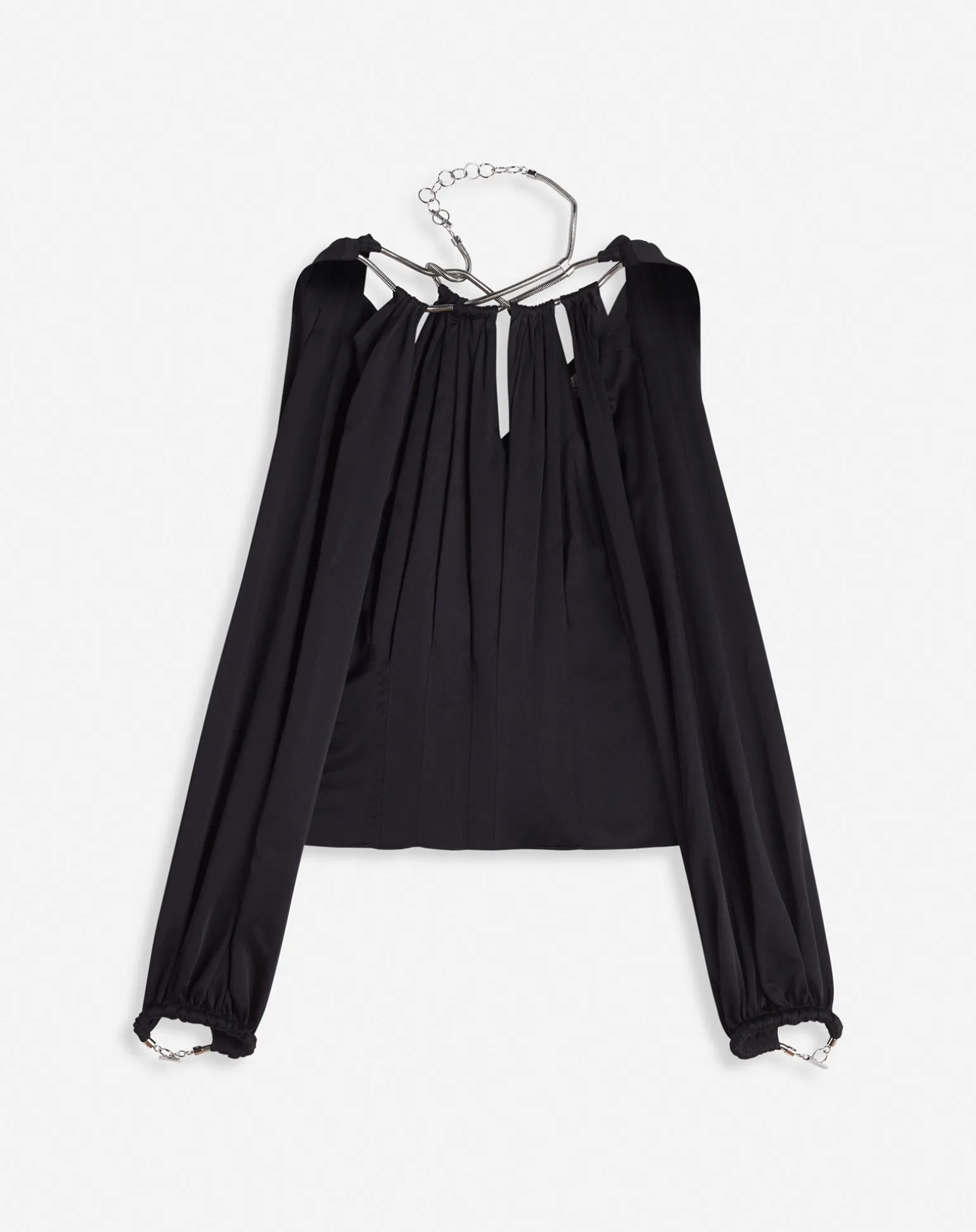 Lanvin Bare-shoulder top Black Discount