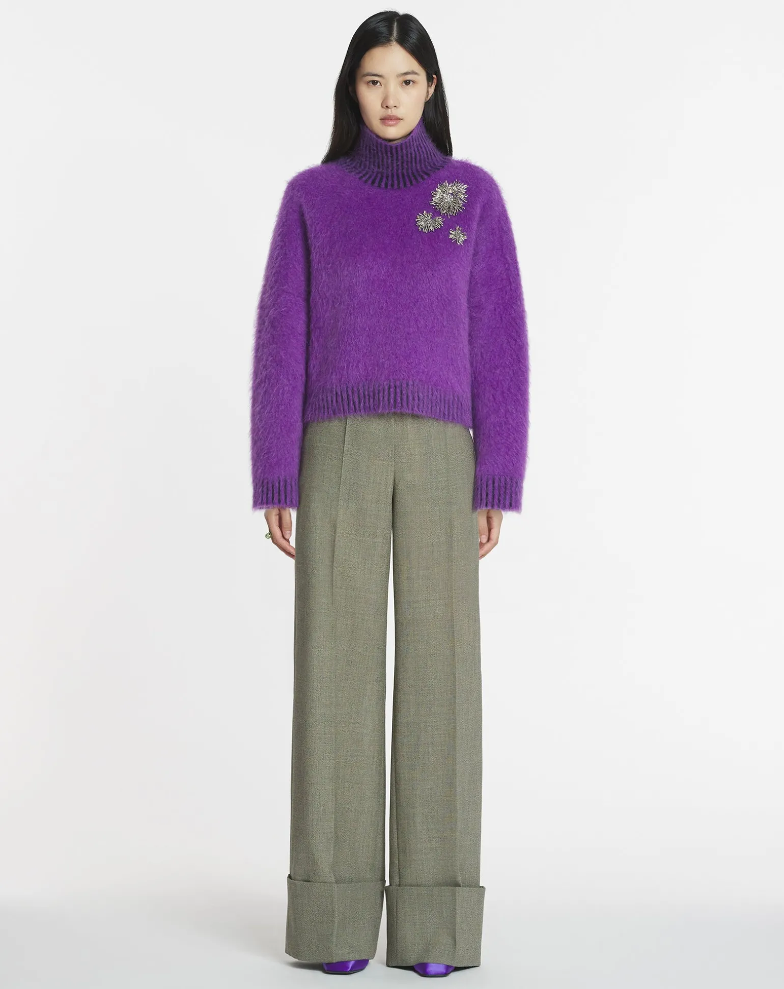 Lanvin Brushed mohair sweater Anemone Shop