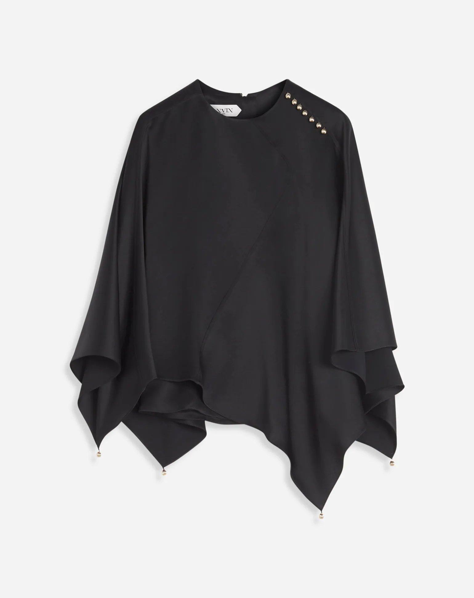 Lanvin Cape top Black Flash Sale