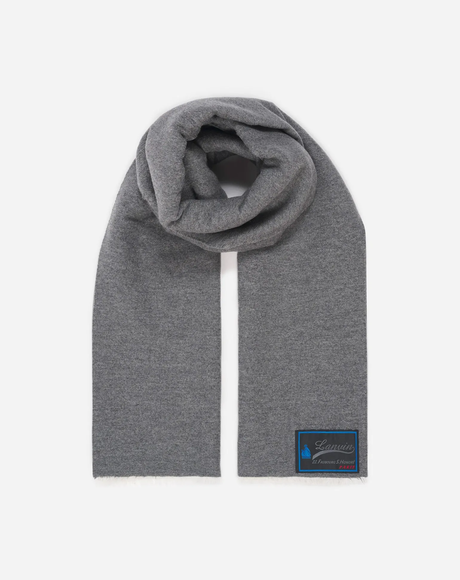 Lanvin Cashmere scarf Grey Best Sale