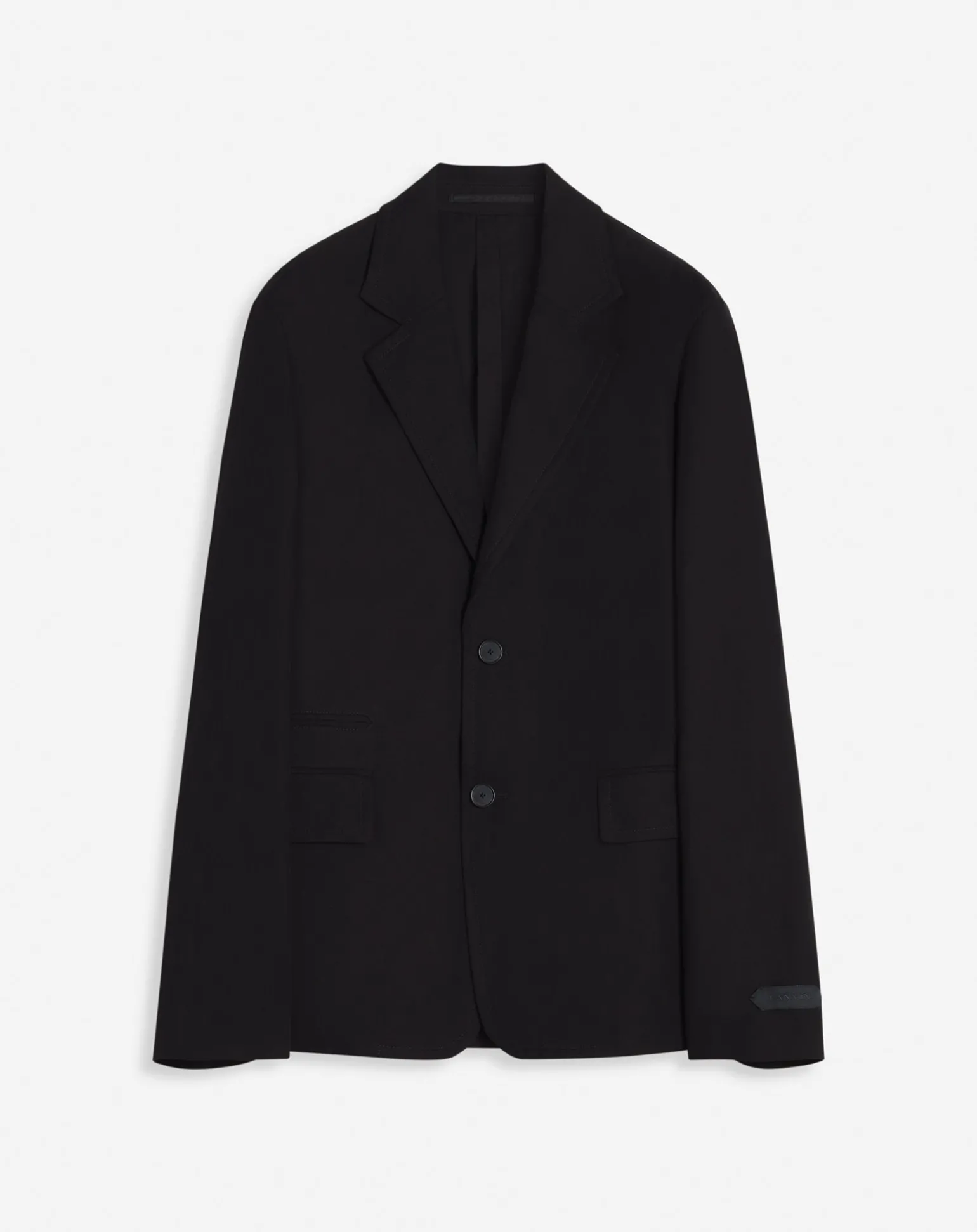 Lanvin Casual single-breasted jacket Black Flash Sale