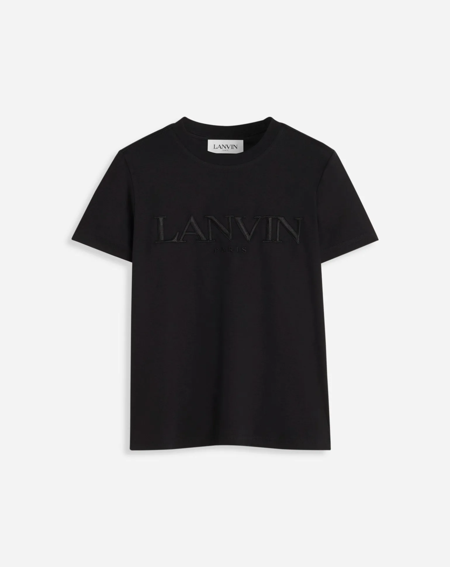 Lanvin Classic fit embroidered t-shirt Black Hot