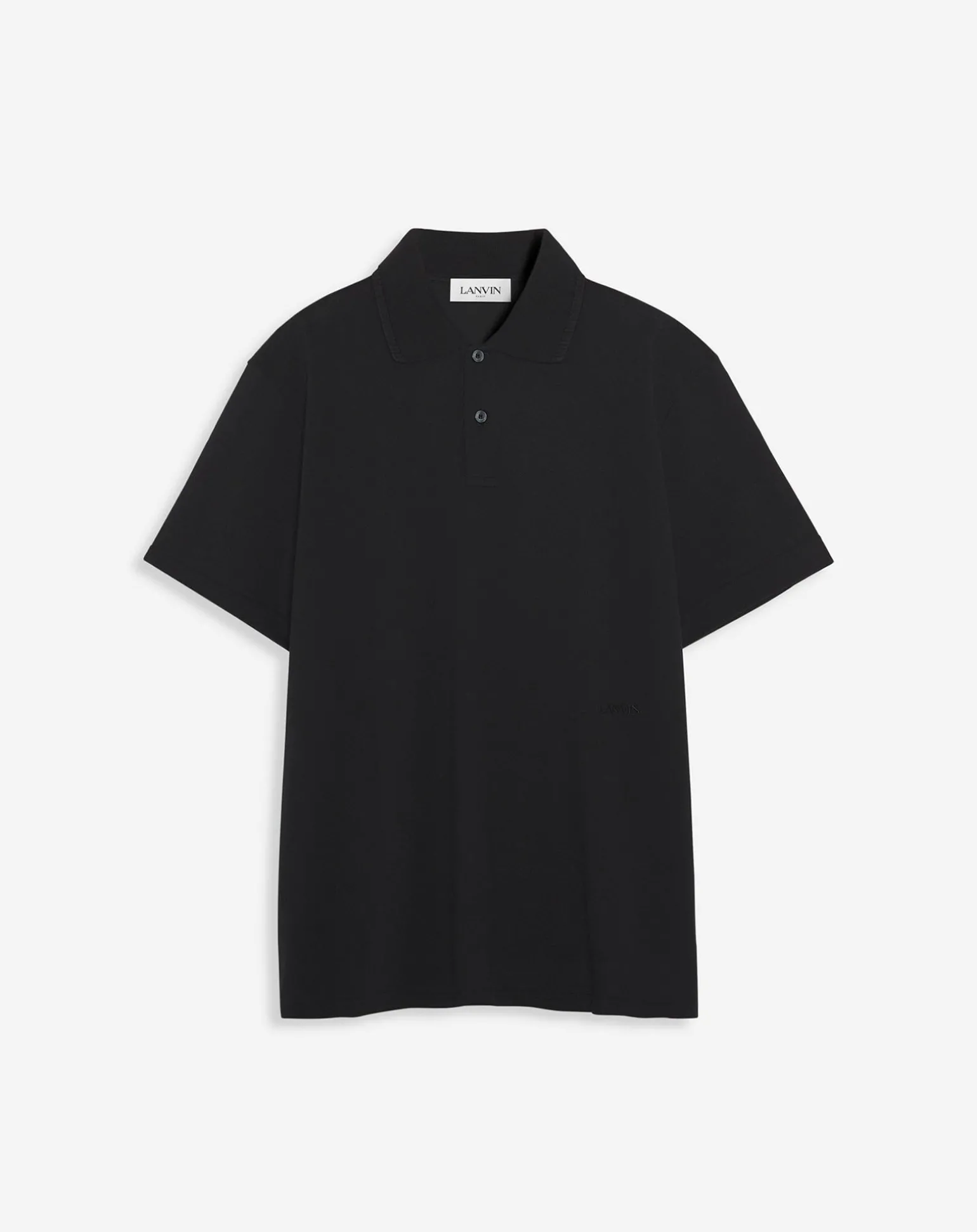 Lanvin Classic polo shirt Black Flash Sale