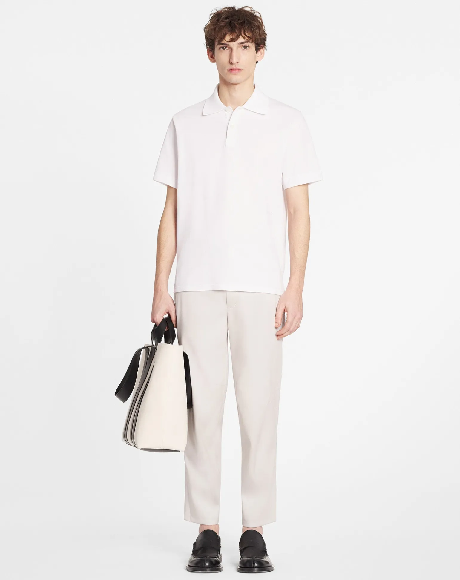 Lanvin Classic polo shirt Opticalwhite Online