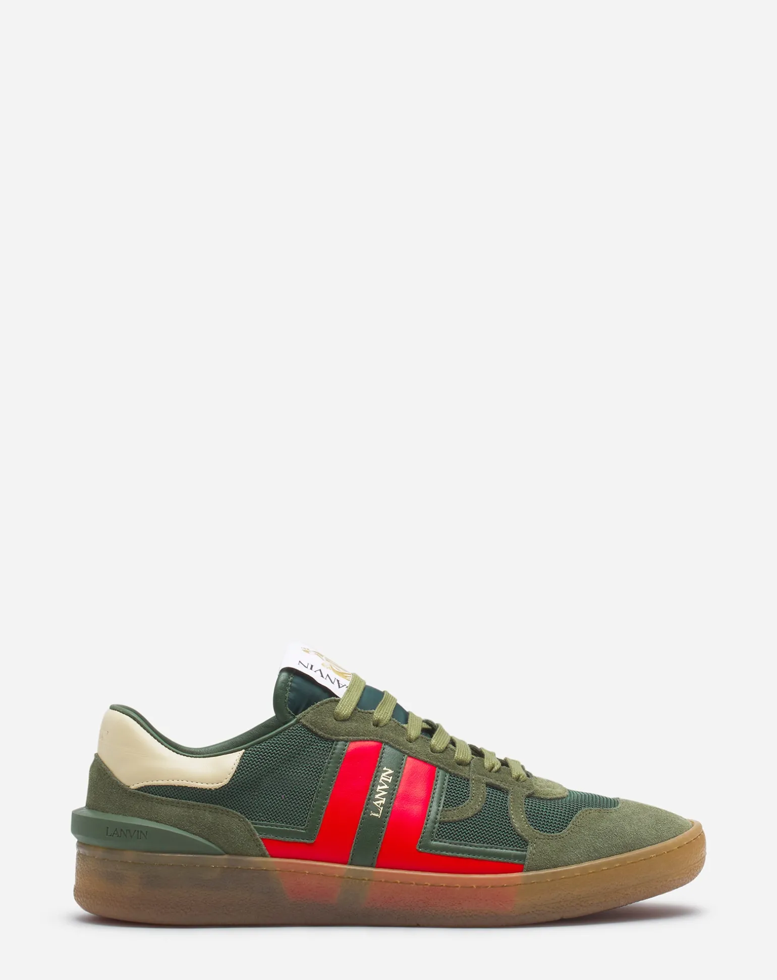 Lanvin Clay mesh sneakers Green/red Sale