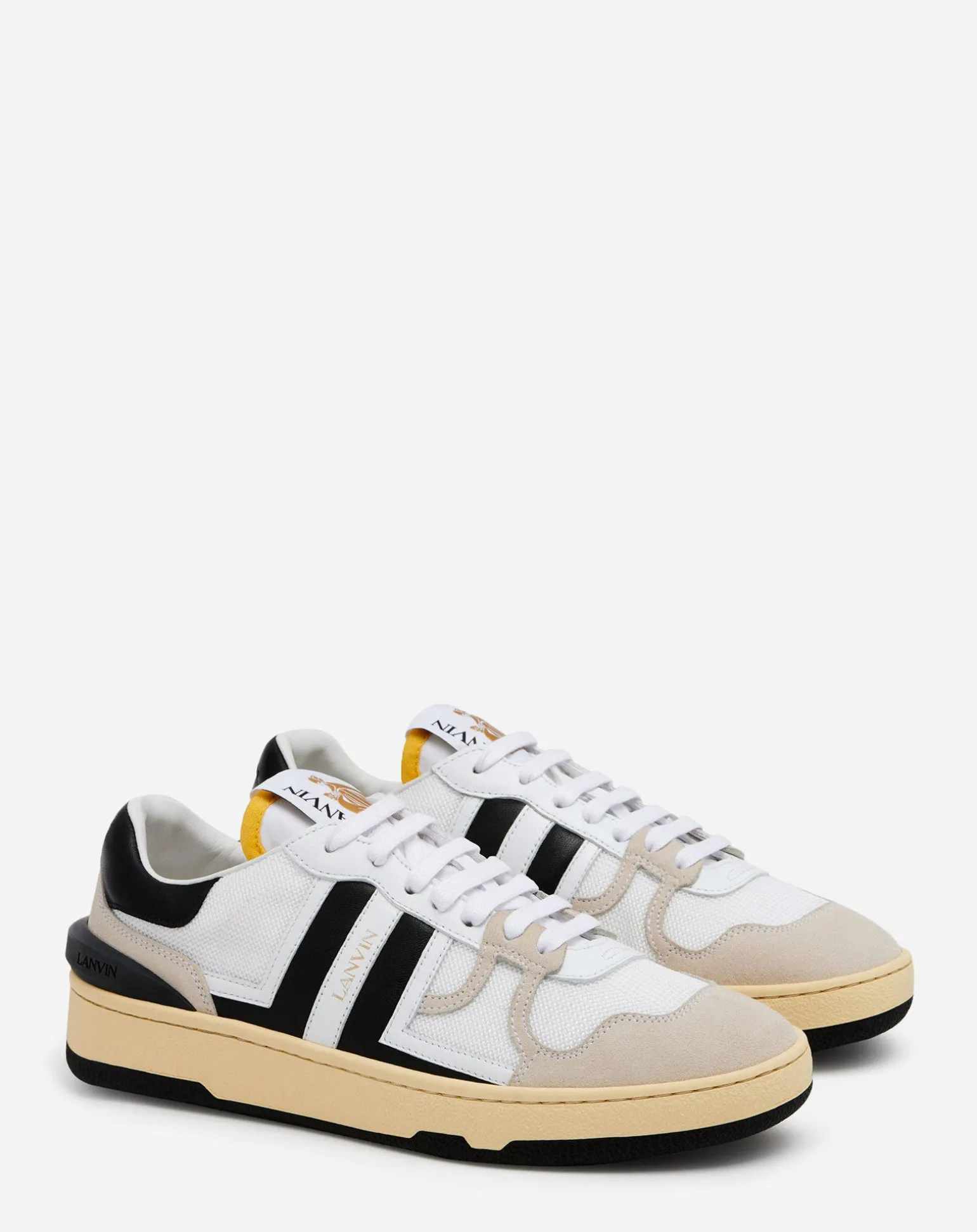 Lanvin Clay mesh sneakers White/black Best