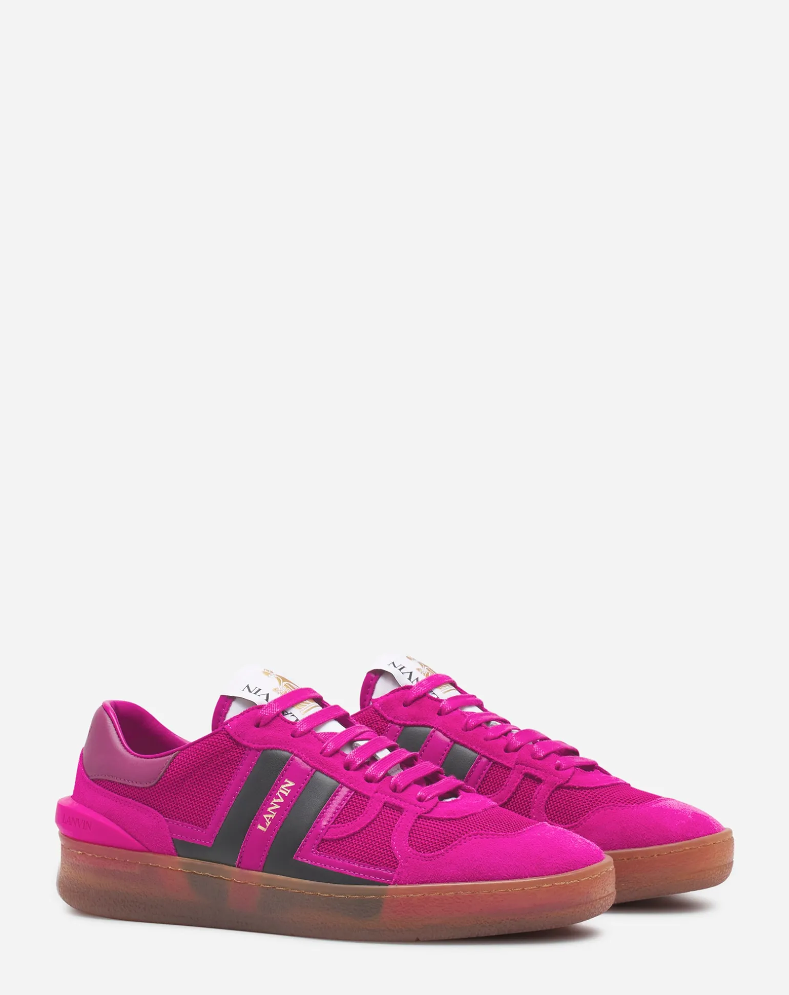 Lanvin Clay mesh sneakers Fuchsia/blue Best Sale