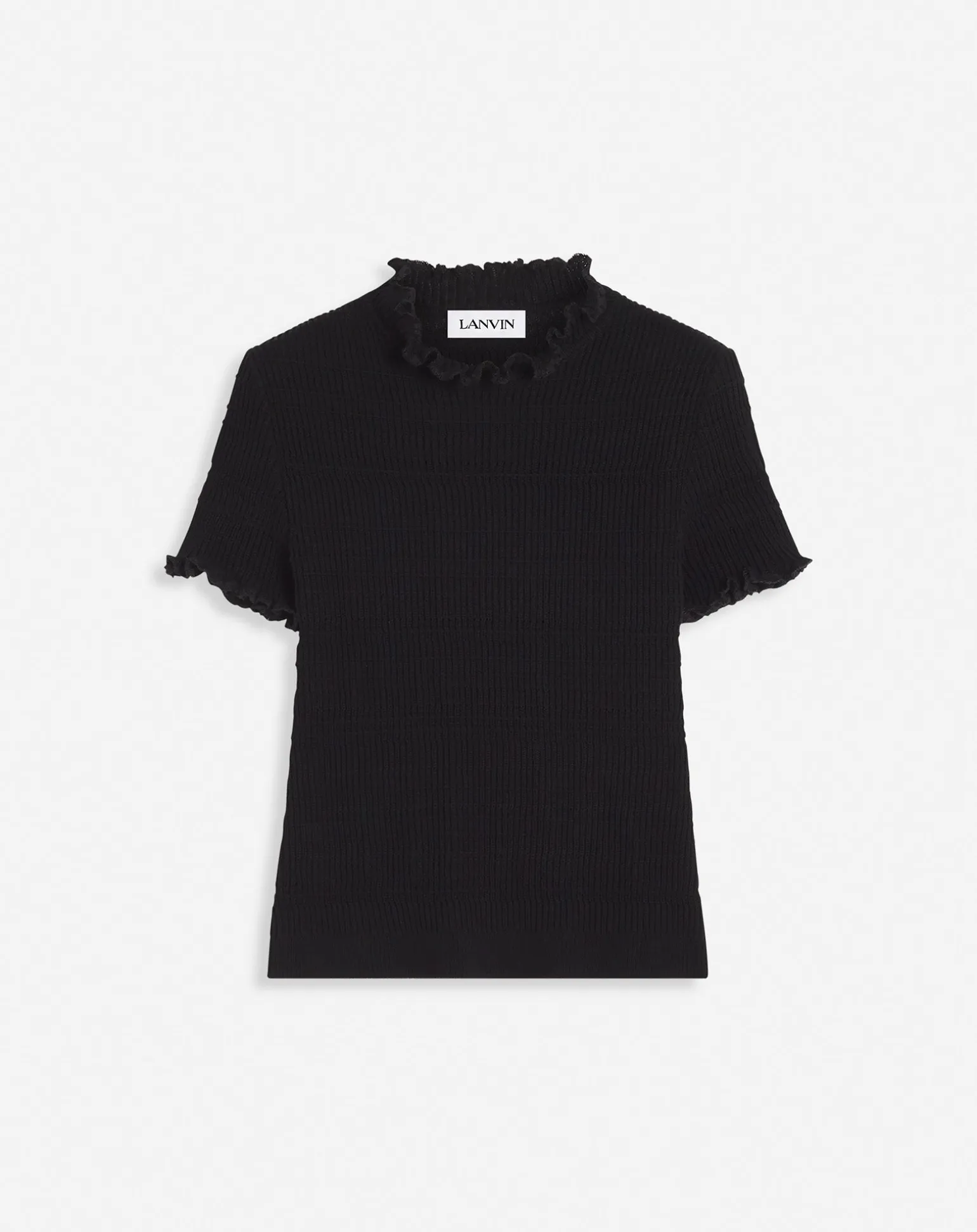 Lanvin Cotton top Black Flash Sale