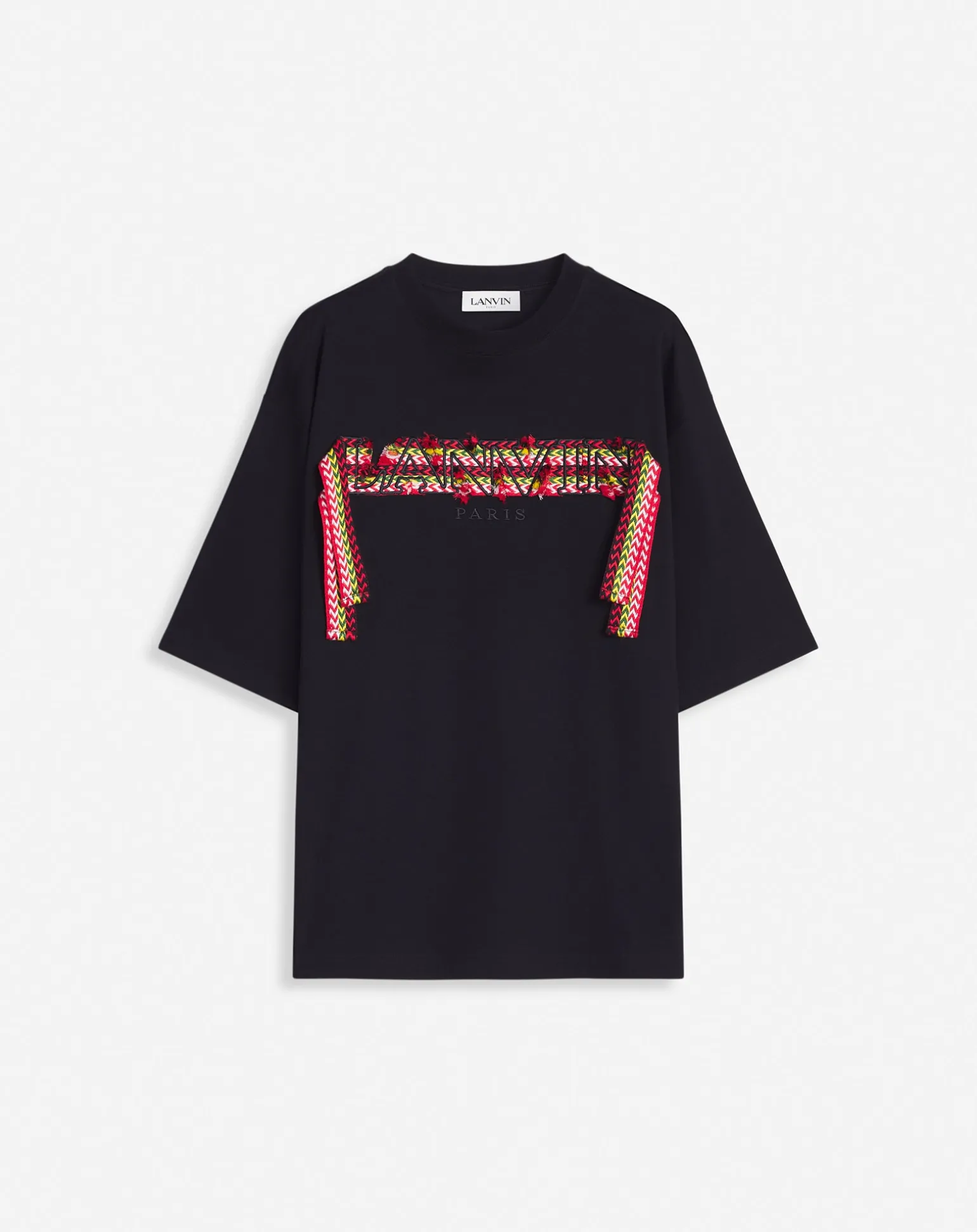 Lanvin Curb lace oversized t-shirt Black Online