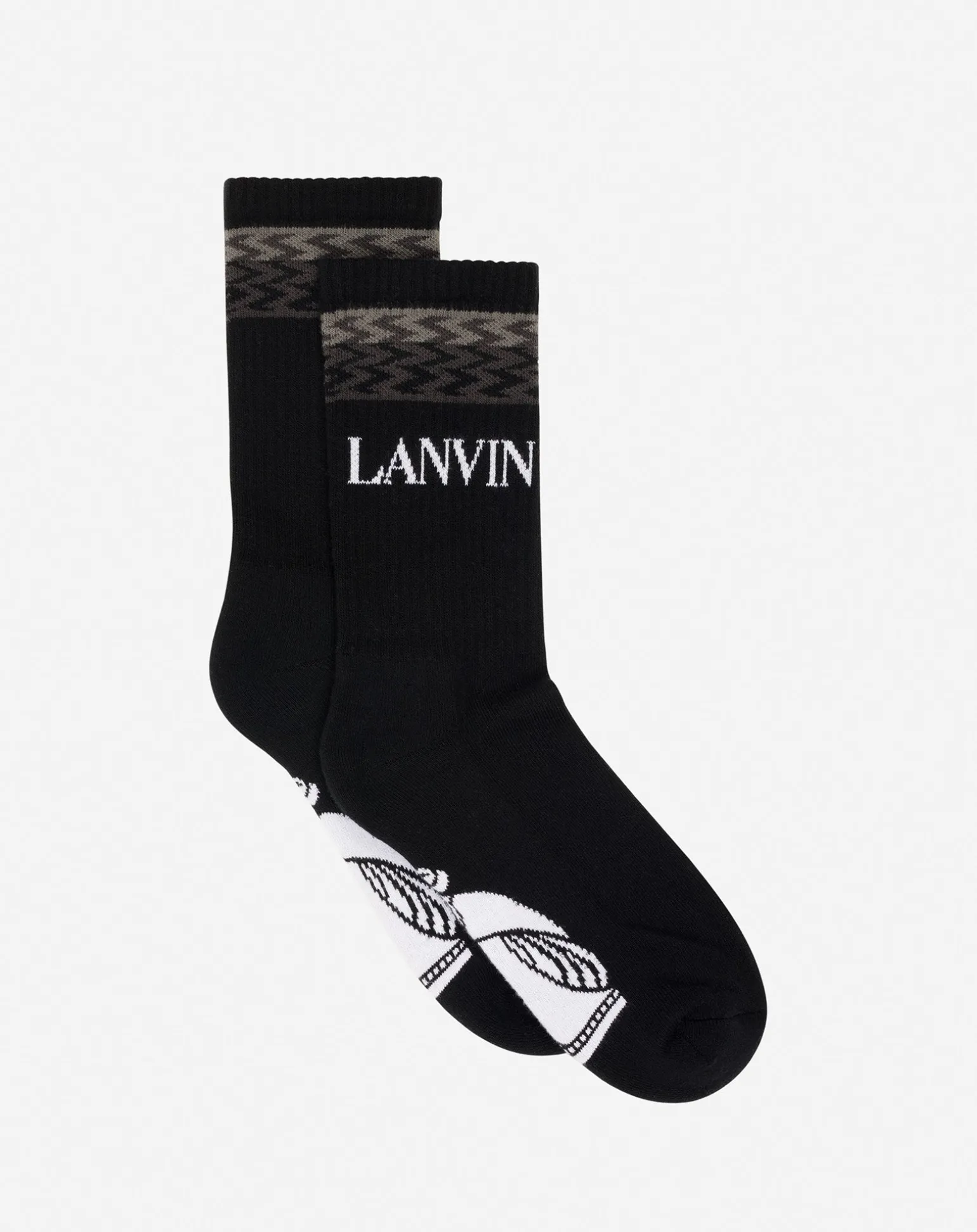 Lanvin Curb socks Darkgrey Discount