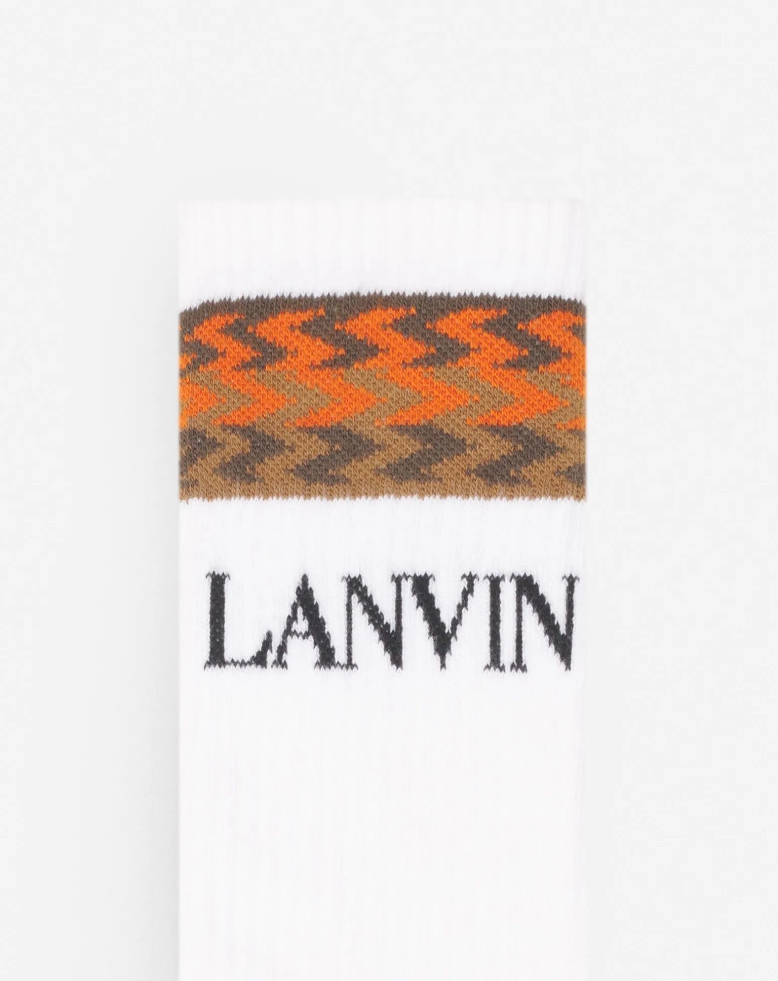 Lanvin Curb socks White/lightbrown Online