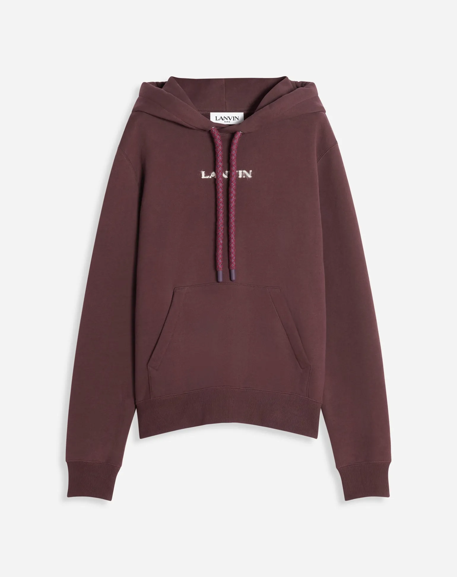 Lanvin Curb snake hoodie Burgundy Flash Sale