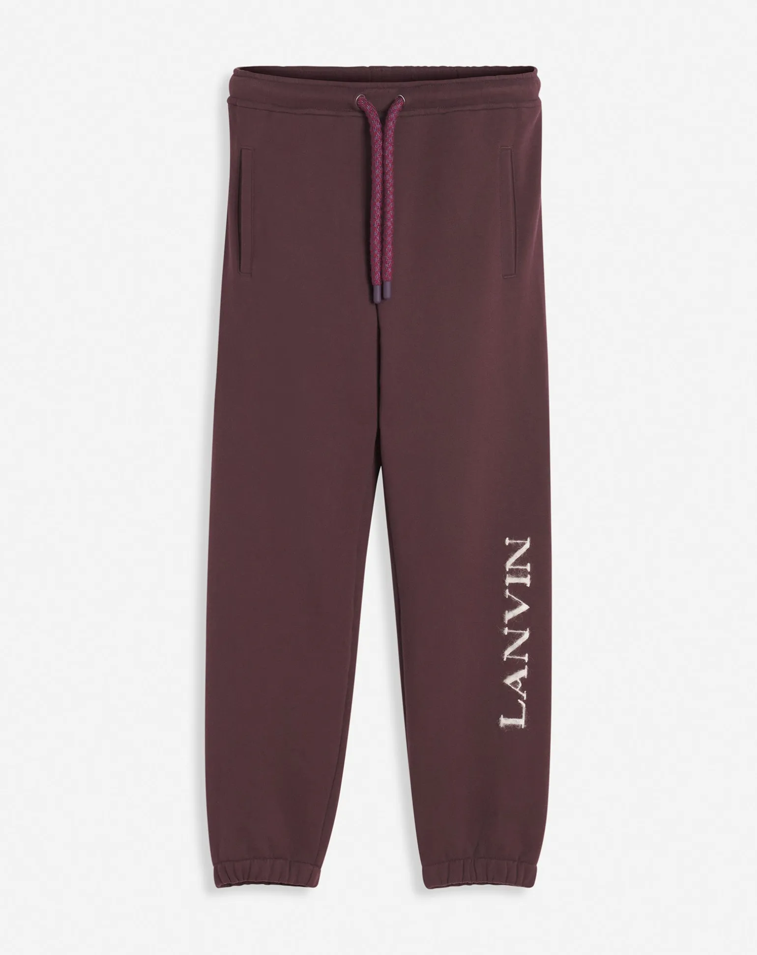 Lanvin Curb snake training pants Burgundy Best