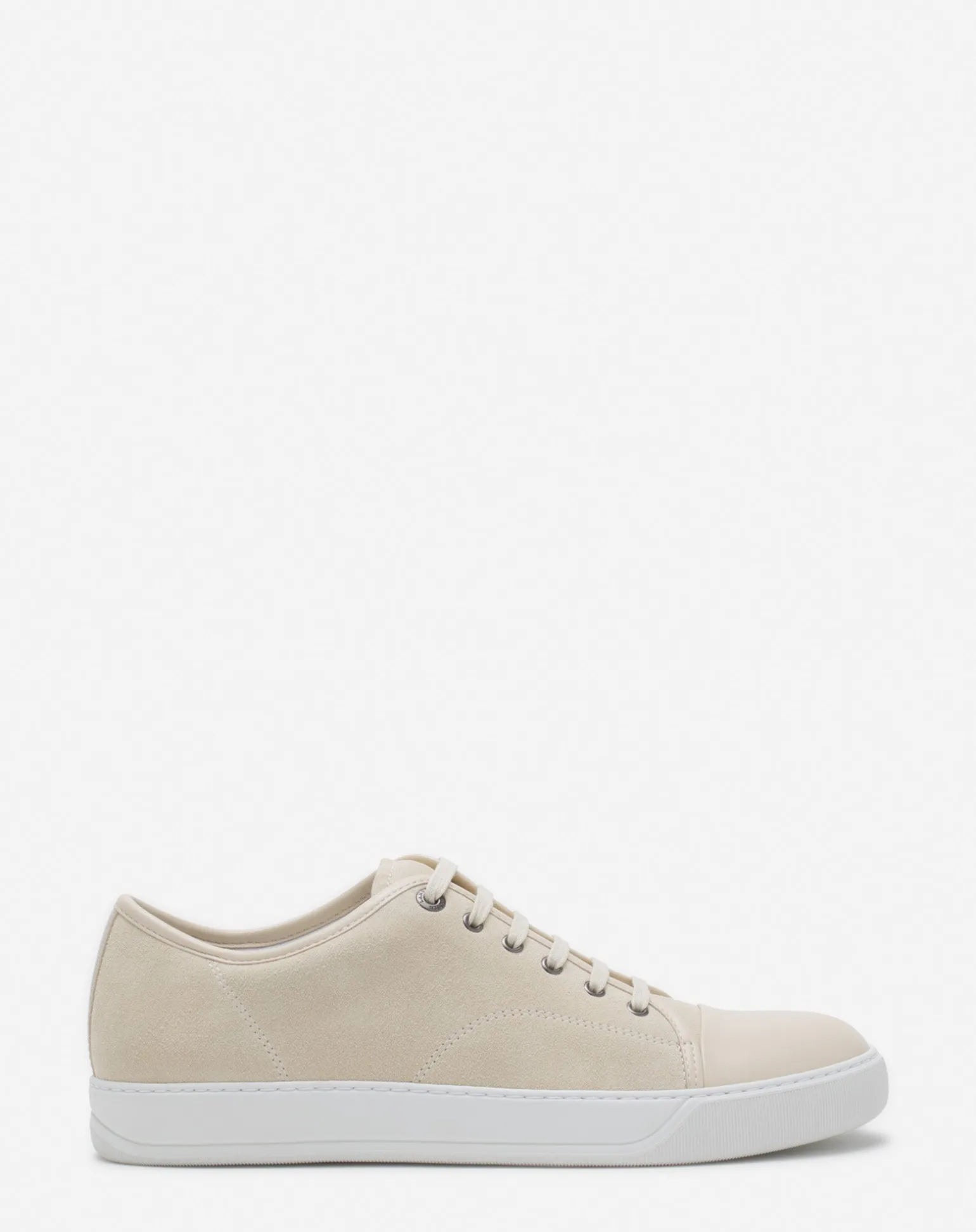 Lanvin Dbb1 leather and suede sneakers Vanilla Hot