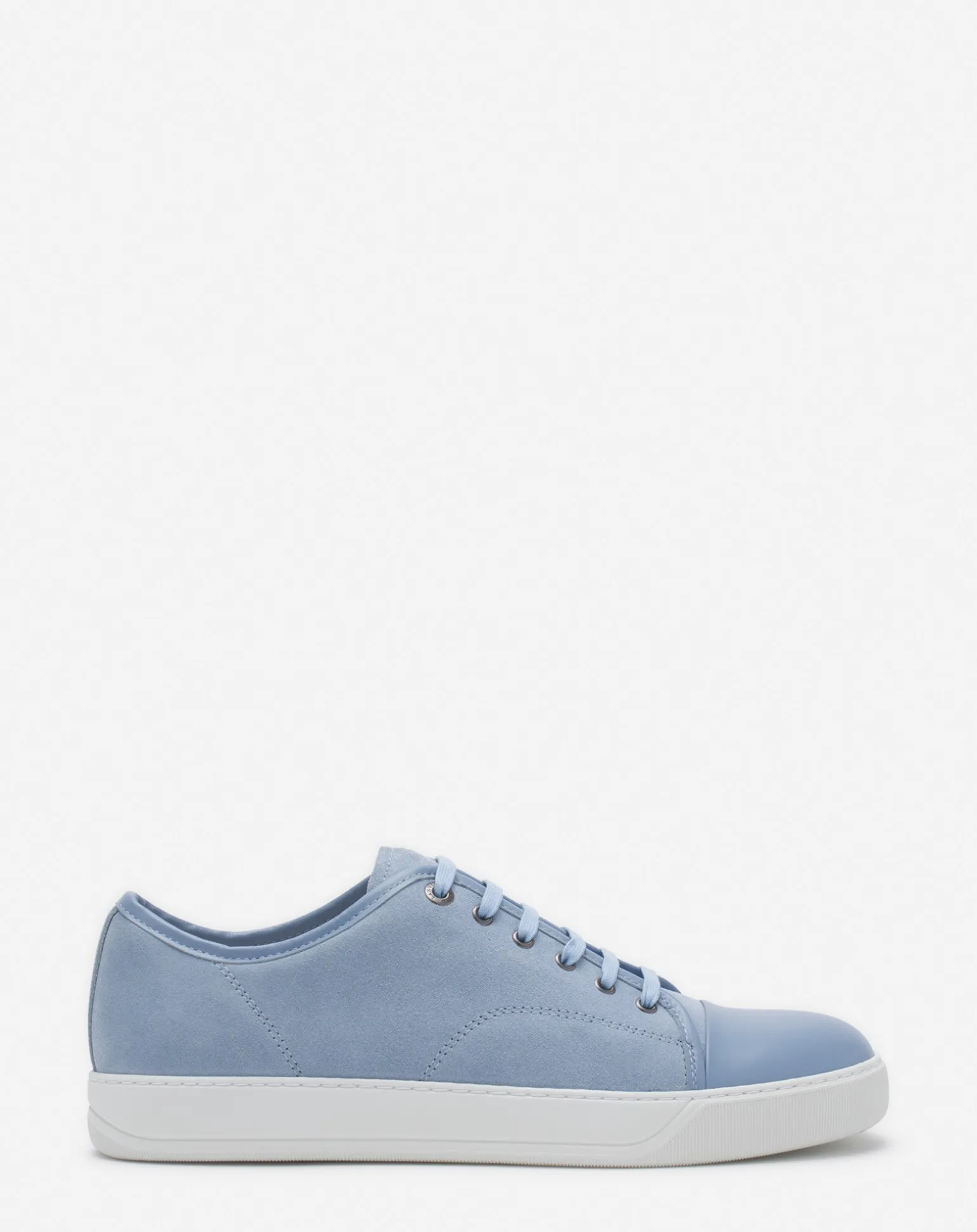 Lanvin Dbb1 leather and suede sneakers Cornflower Shop