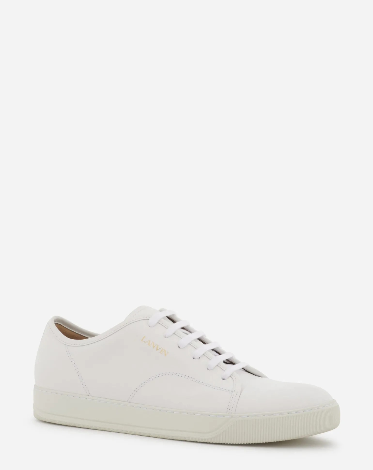 Lanvin Dbb1 leather sneakers White Shop