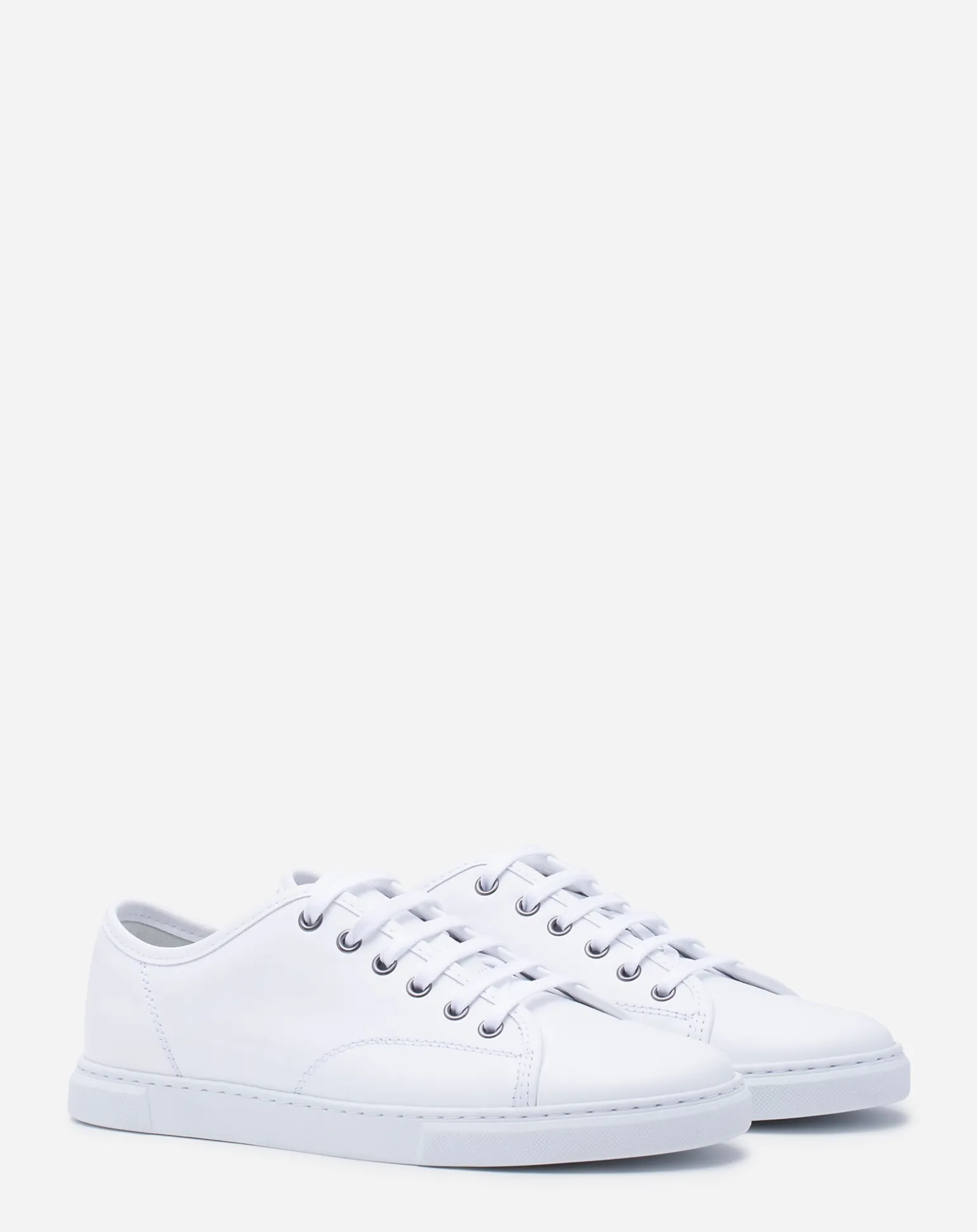 Lanvin Dbb1 leather sneakers White Discount