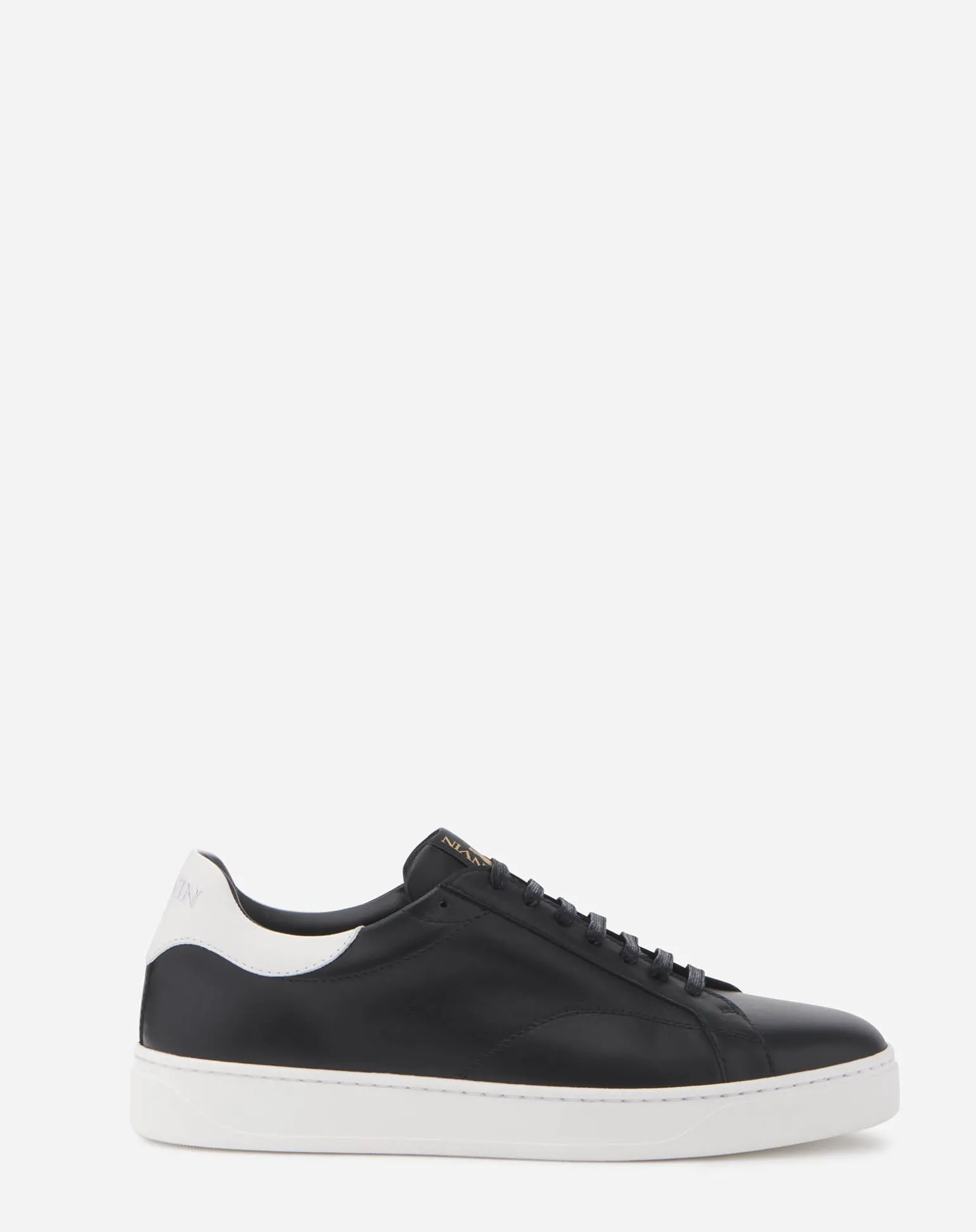 Lanvin Ddb0 leather sneakers Black/white Cheap