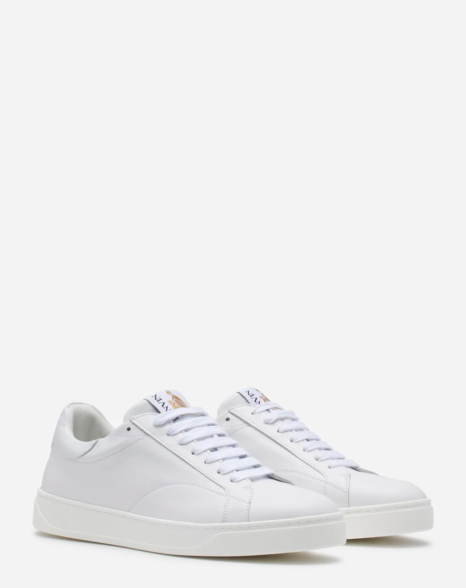 Lanvin Ddb0 leather sneakers White/white Best Sale