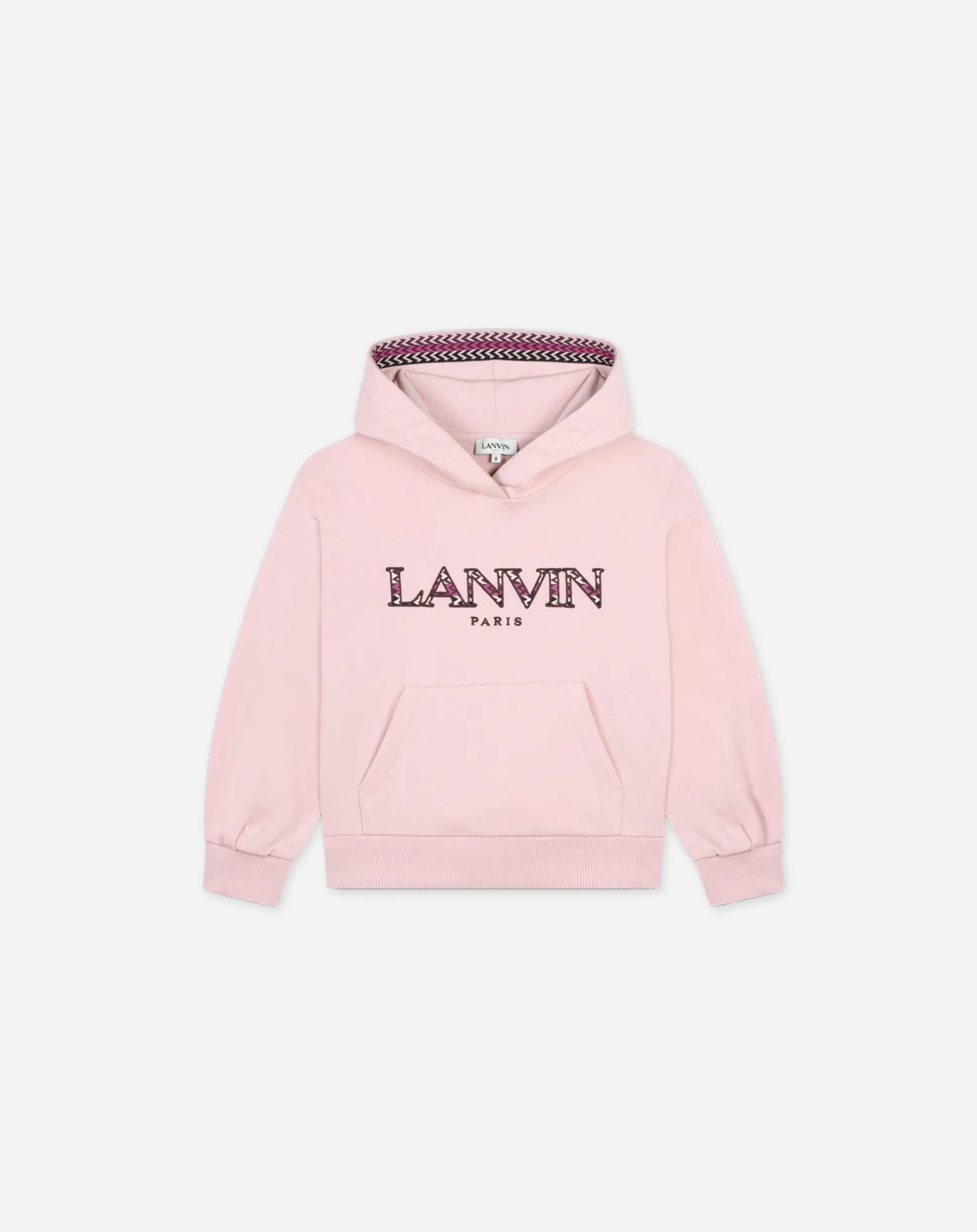 Lanvin Embroidered hooded sweatshirt Pink Clearance