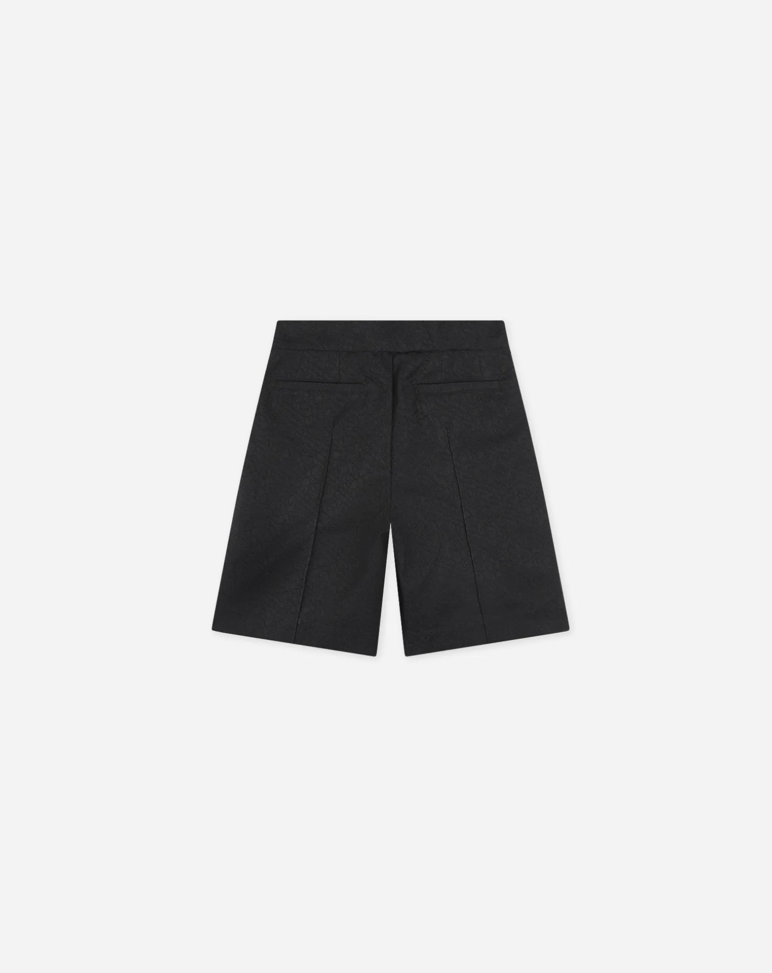 Lanvin Flared pleated bermuda shorts Black Best Sale