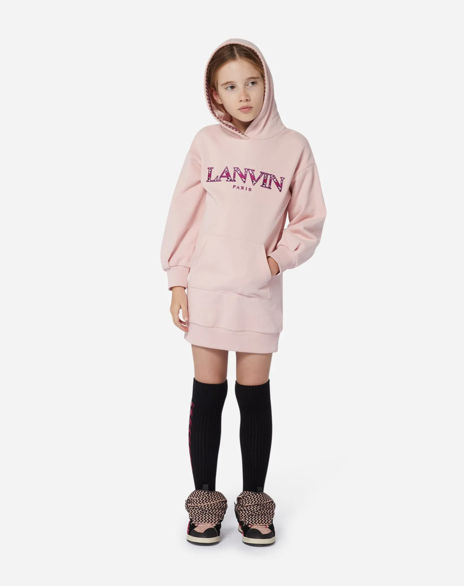 Lanvin Fleece sweatshirt dress Pink Fashion