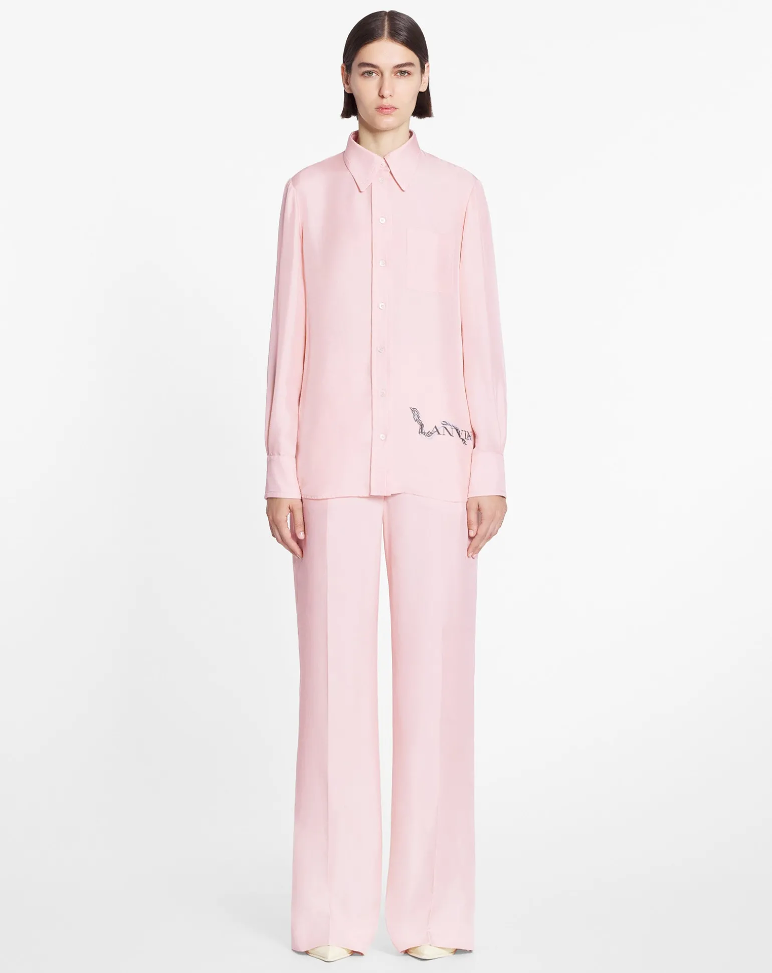 Lanvin Fluid shirt Rosé Sale