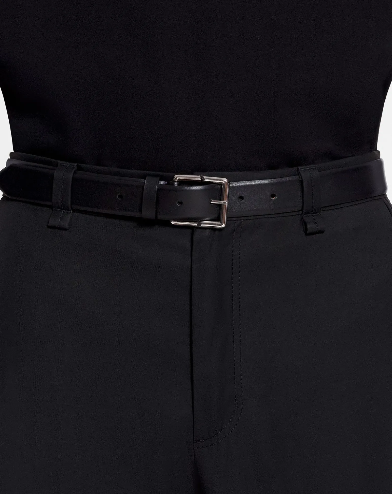 Lanvin Haute sequence leather belt Black Sale