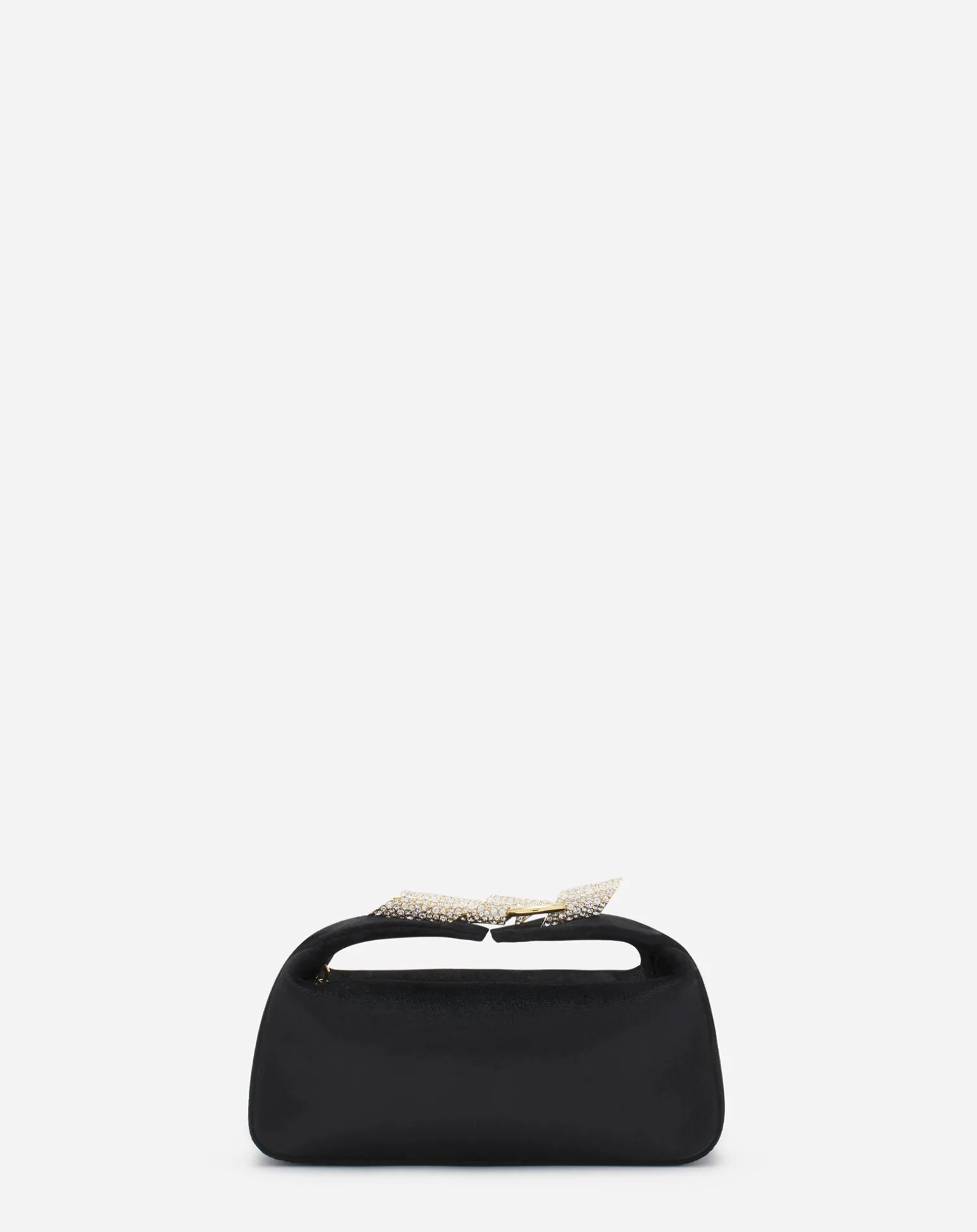 Lanvin Haute séquence velvet clutch bag Black Discount