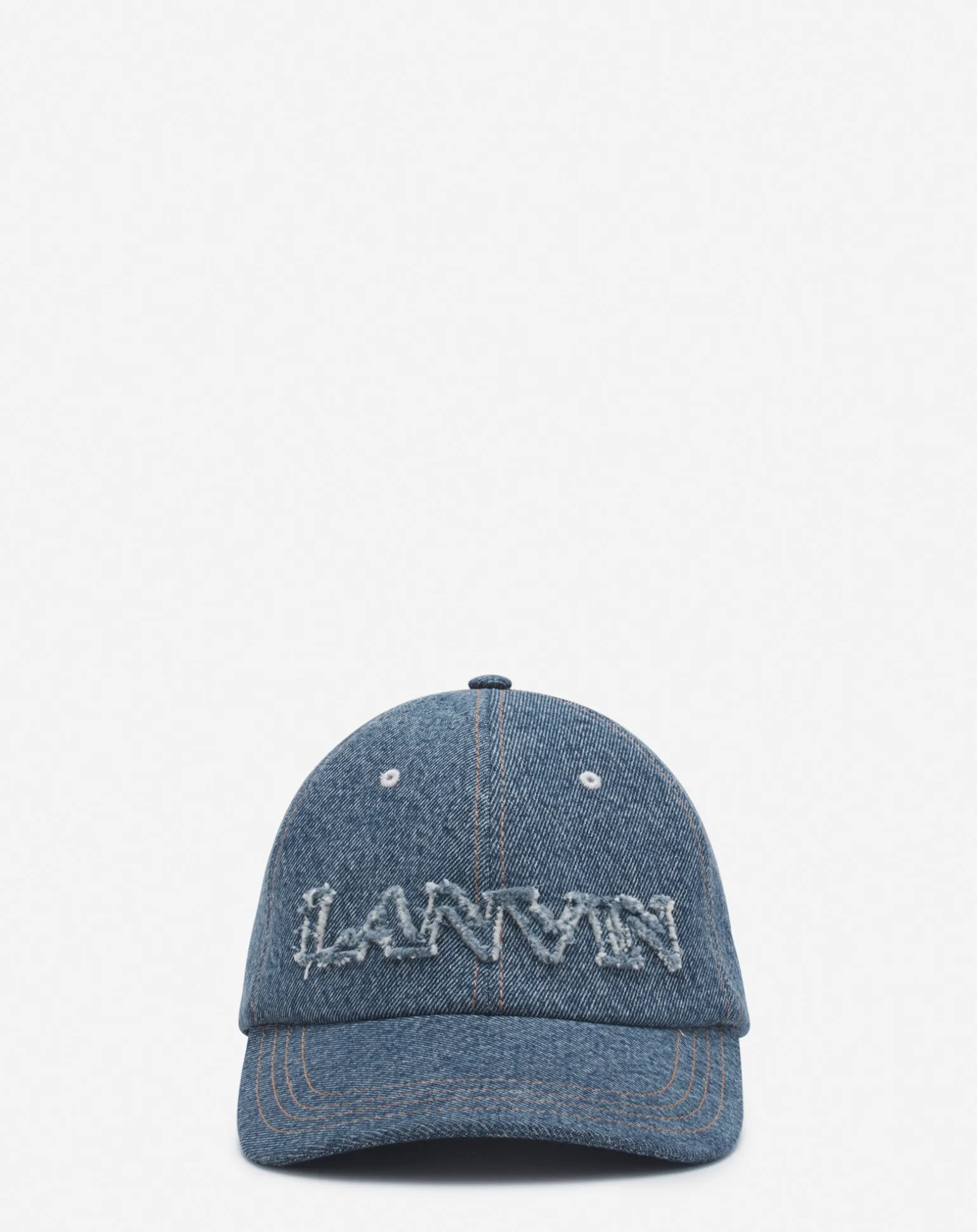 Lanvin cap in denim Denimblue Sale