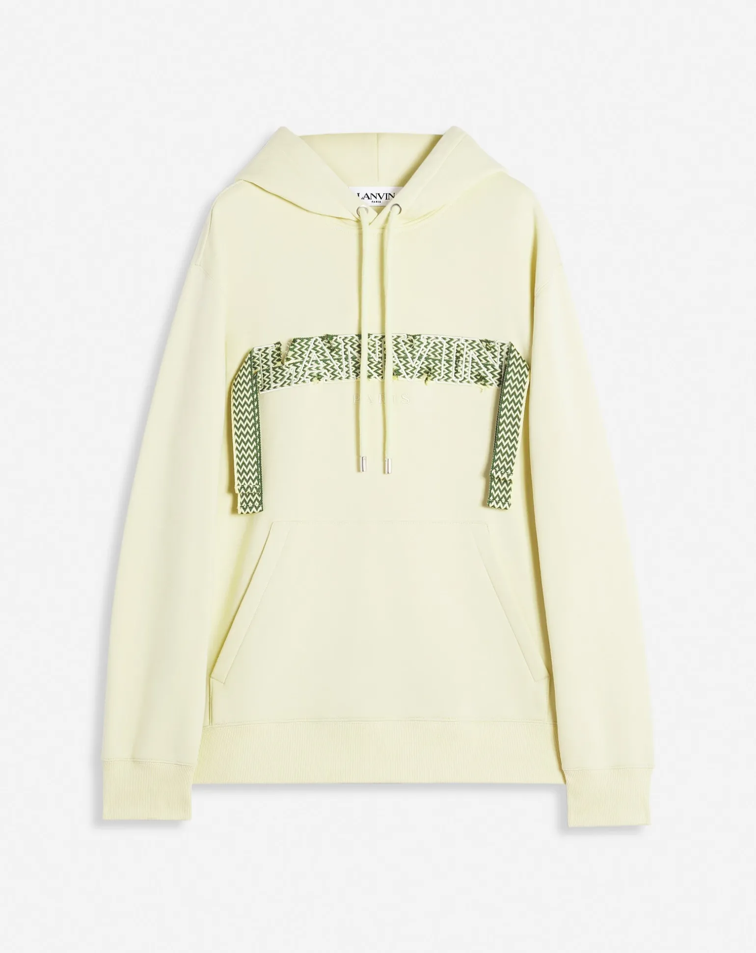 Lanvin curb lace loose-fit hoodie Quartz Discount