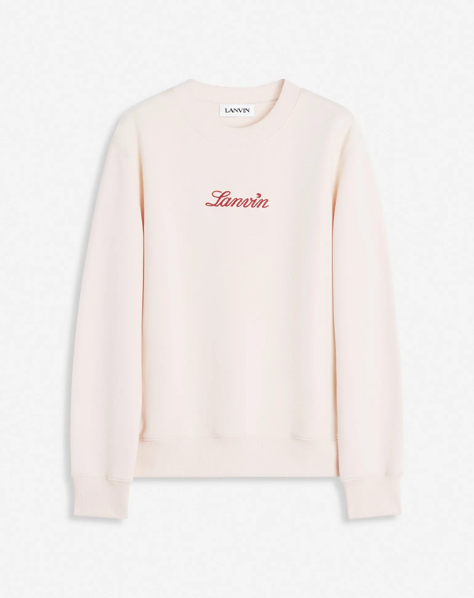 Lanvin embroidered sweatshirt Powderpink Discount