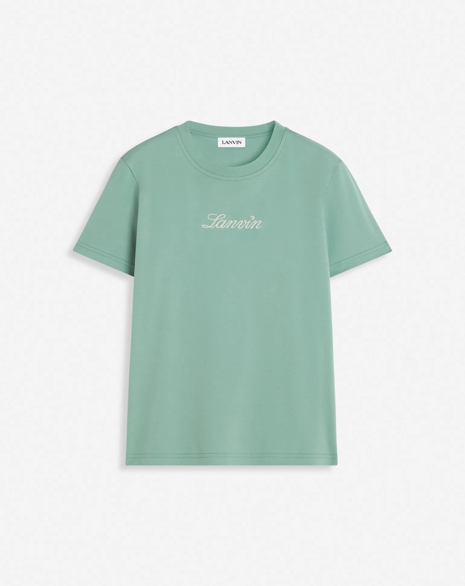 Lanvin embroidered t-shirt Vertdegris Cheap