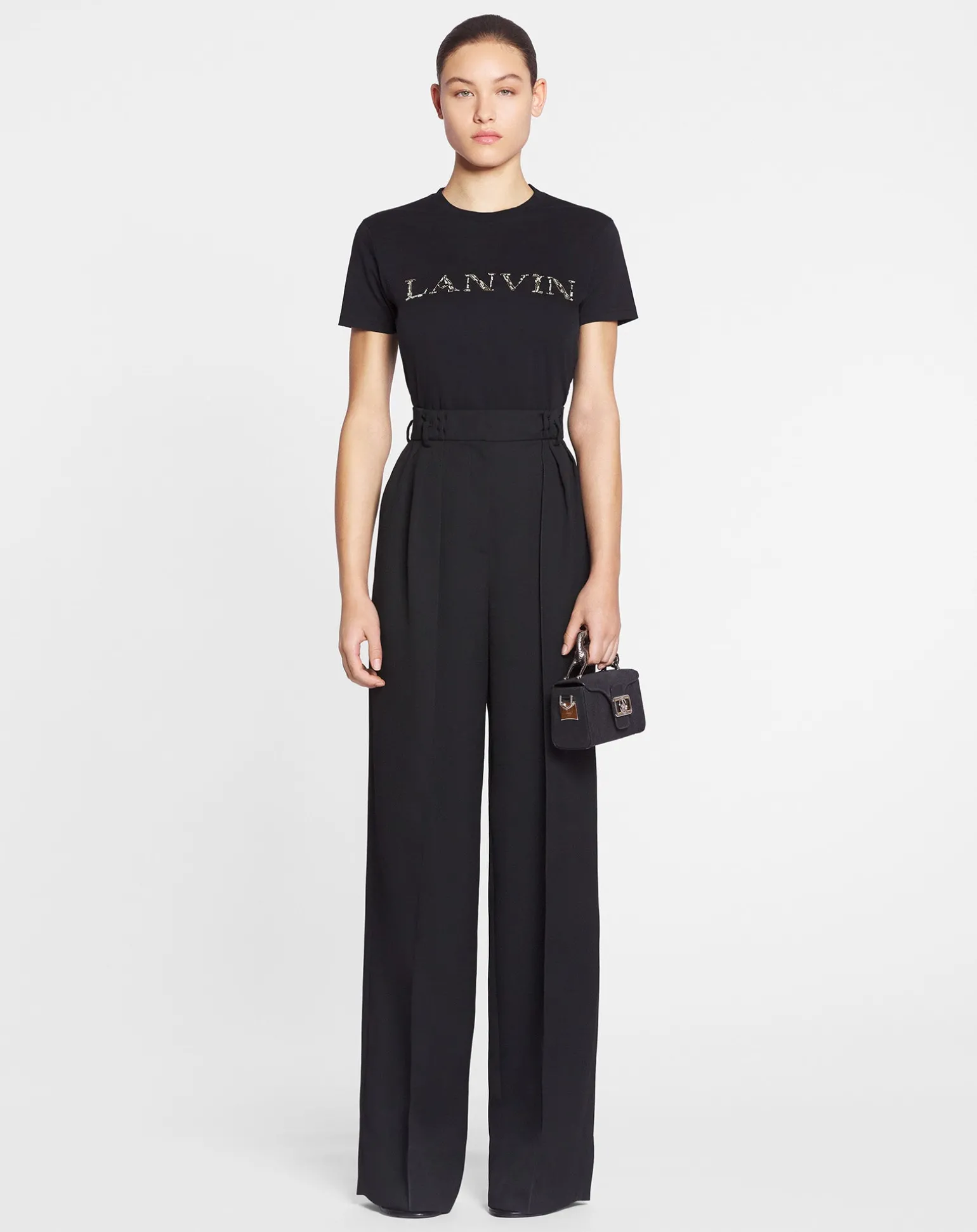 Lanvin embroidered t-shirt Black Online