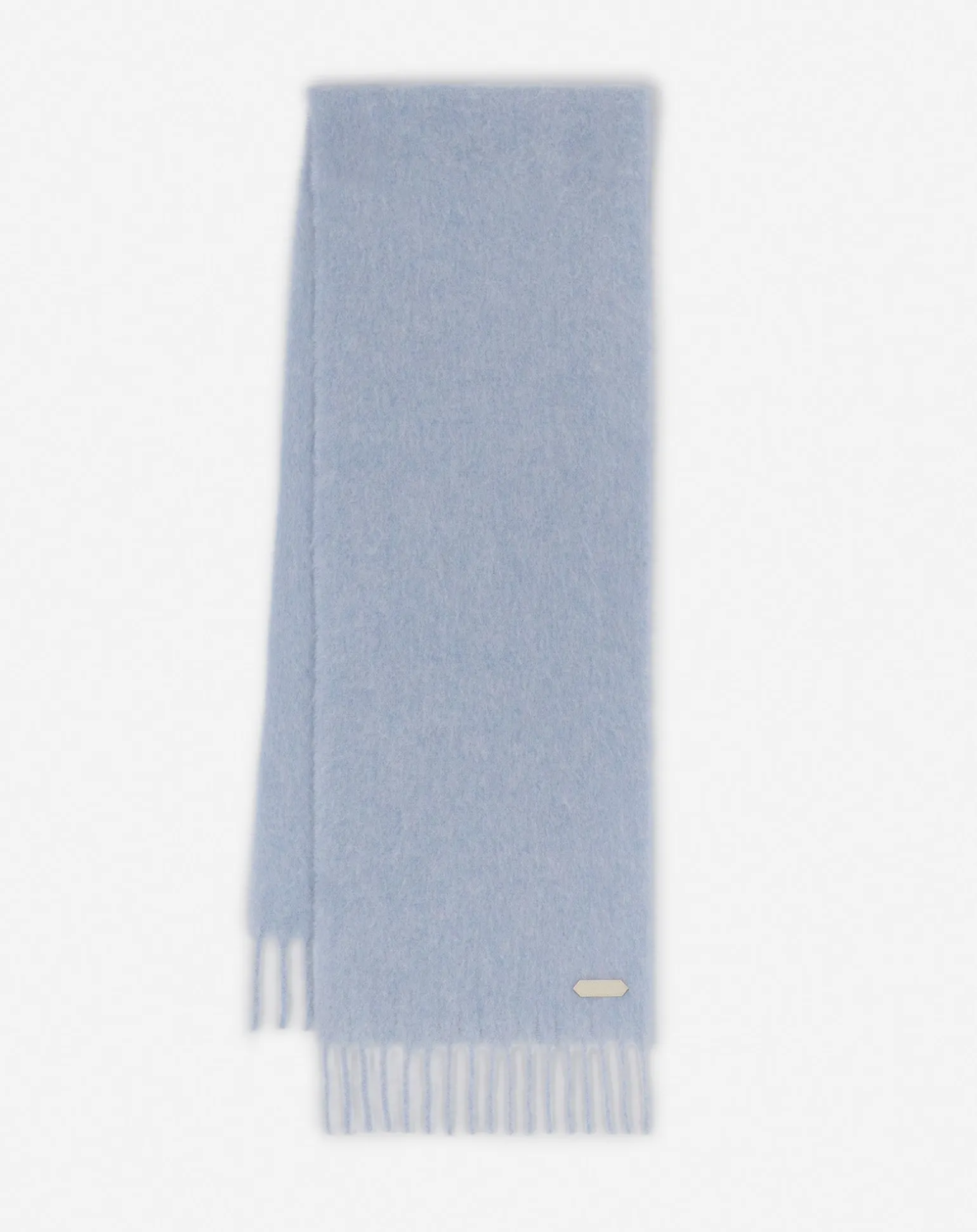 Lanvin fringed scarf in wool Newlanvinblue Clearance