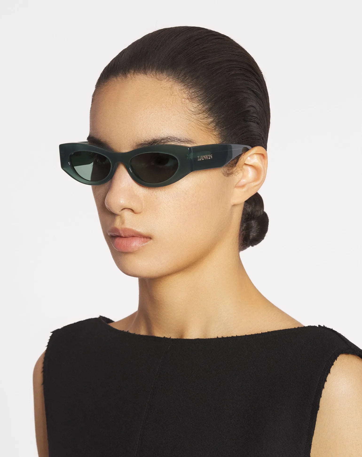 Lanvin logo sunglasses Darkjade Online