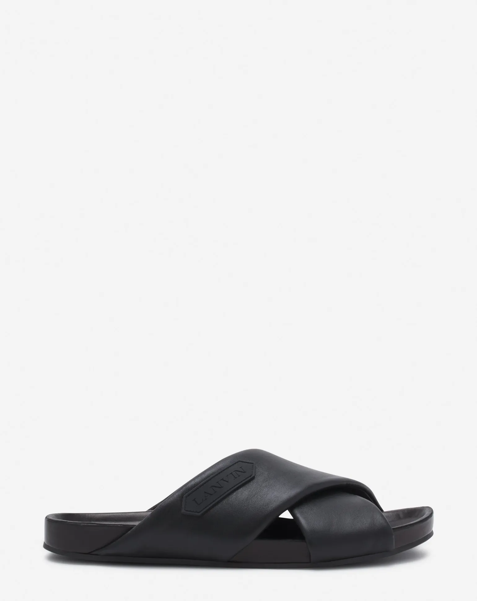 Lanvin tinkle sandals in leather Black Cheap