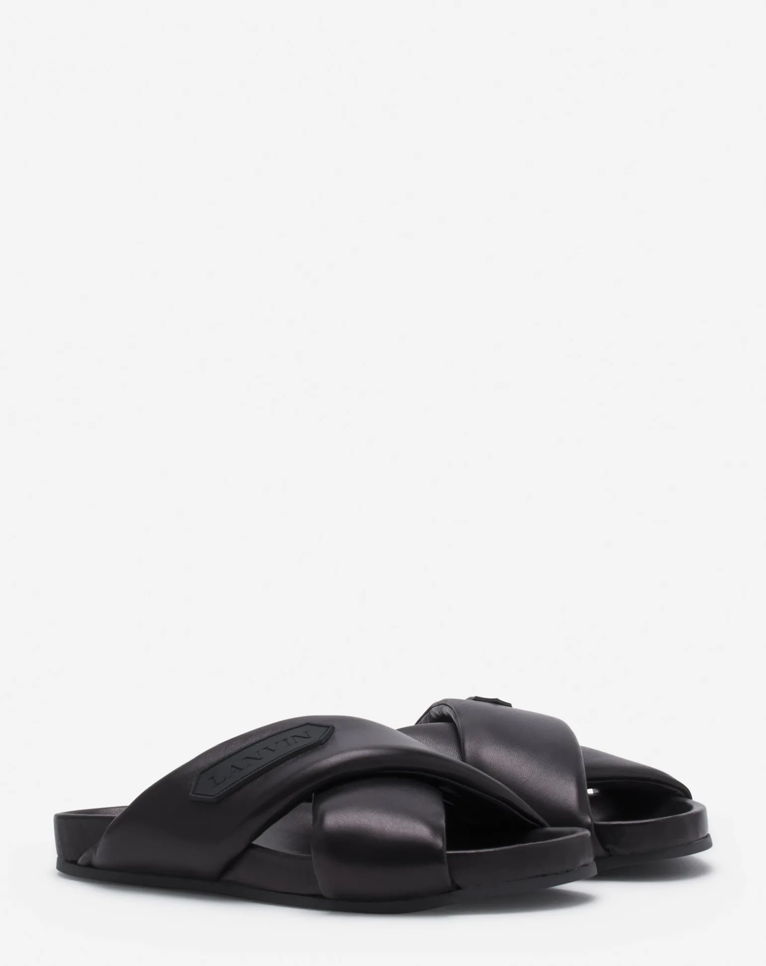 Lanvin tinkle sandals in leather Black Fashion