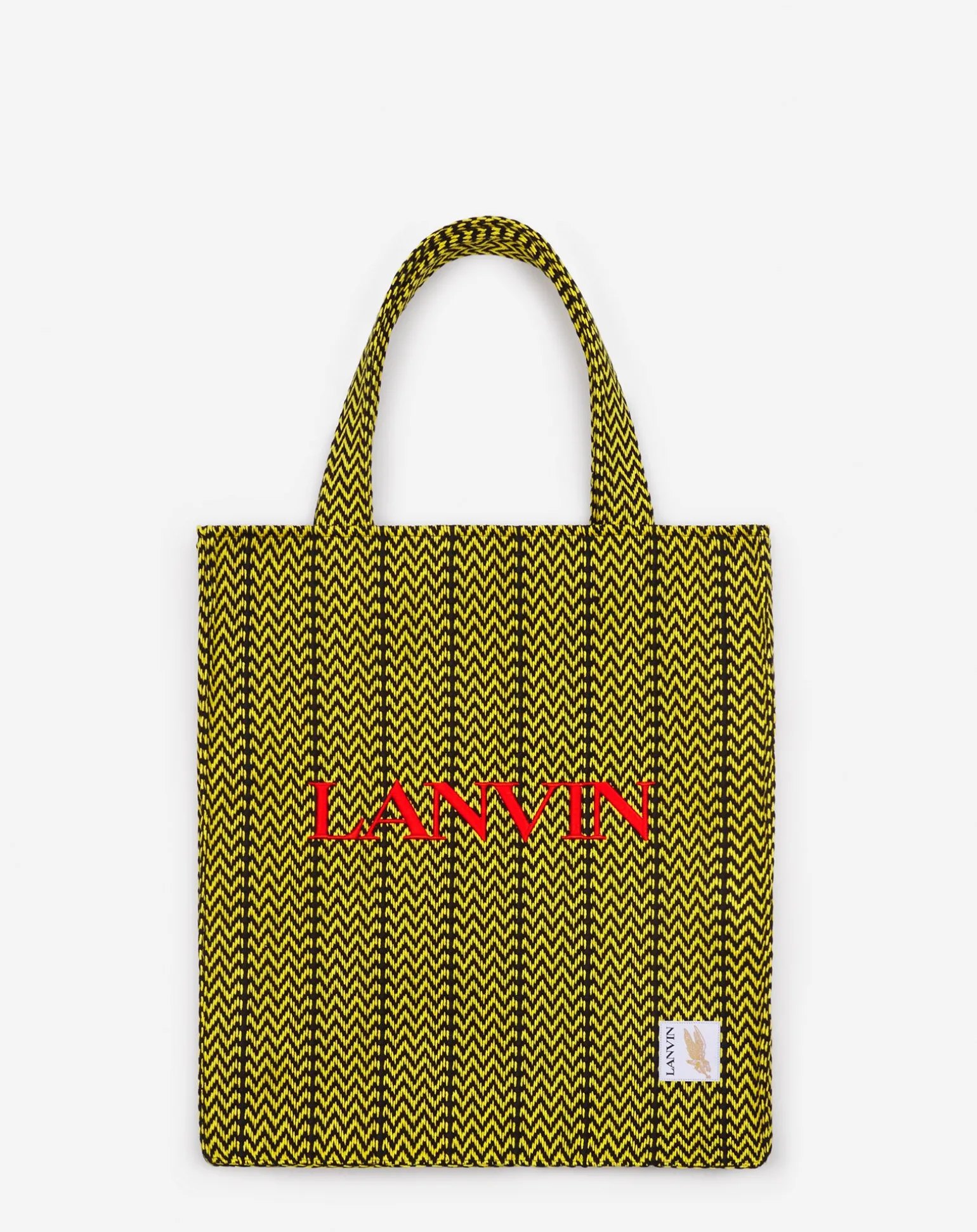 Lanvin x future curb cotton tote bag Black/corn Store