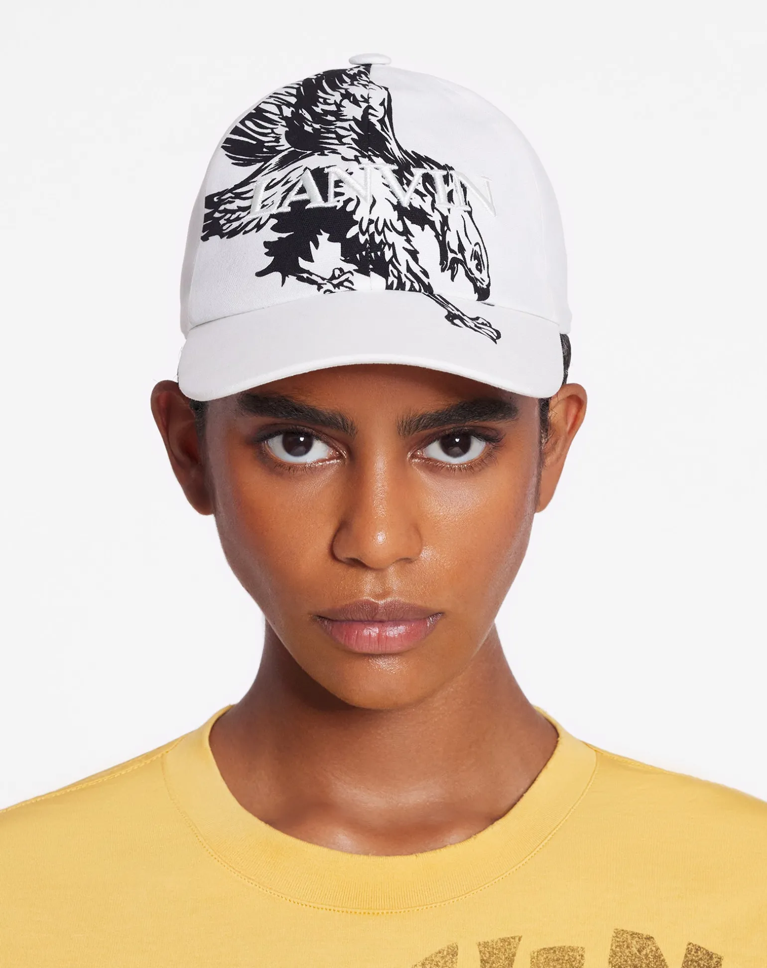 Lanvin x future eagle cotton cap Best Sale